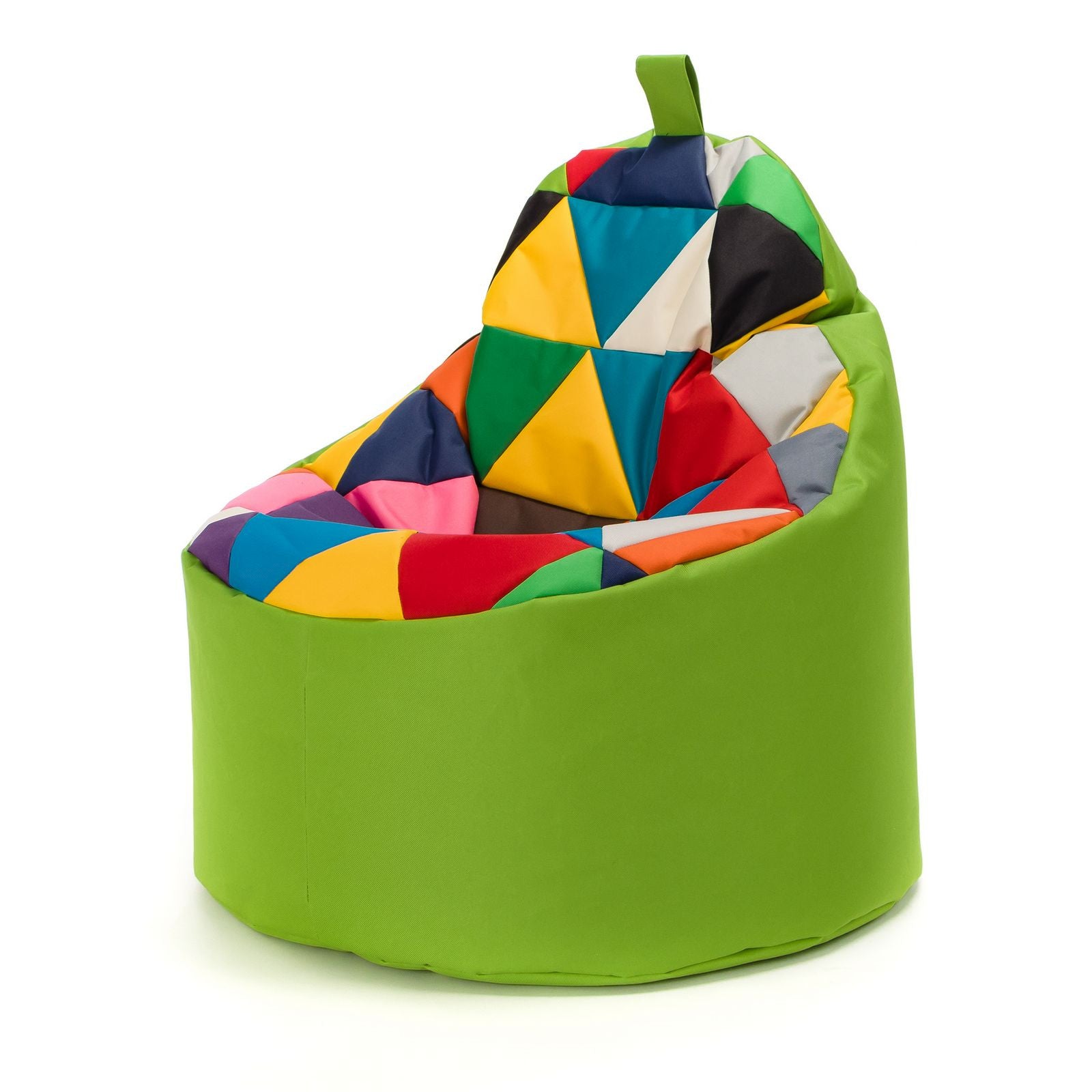 Pouf poltrona sacco seduta yoko patchwork poliestere