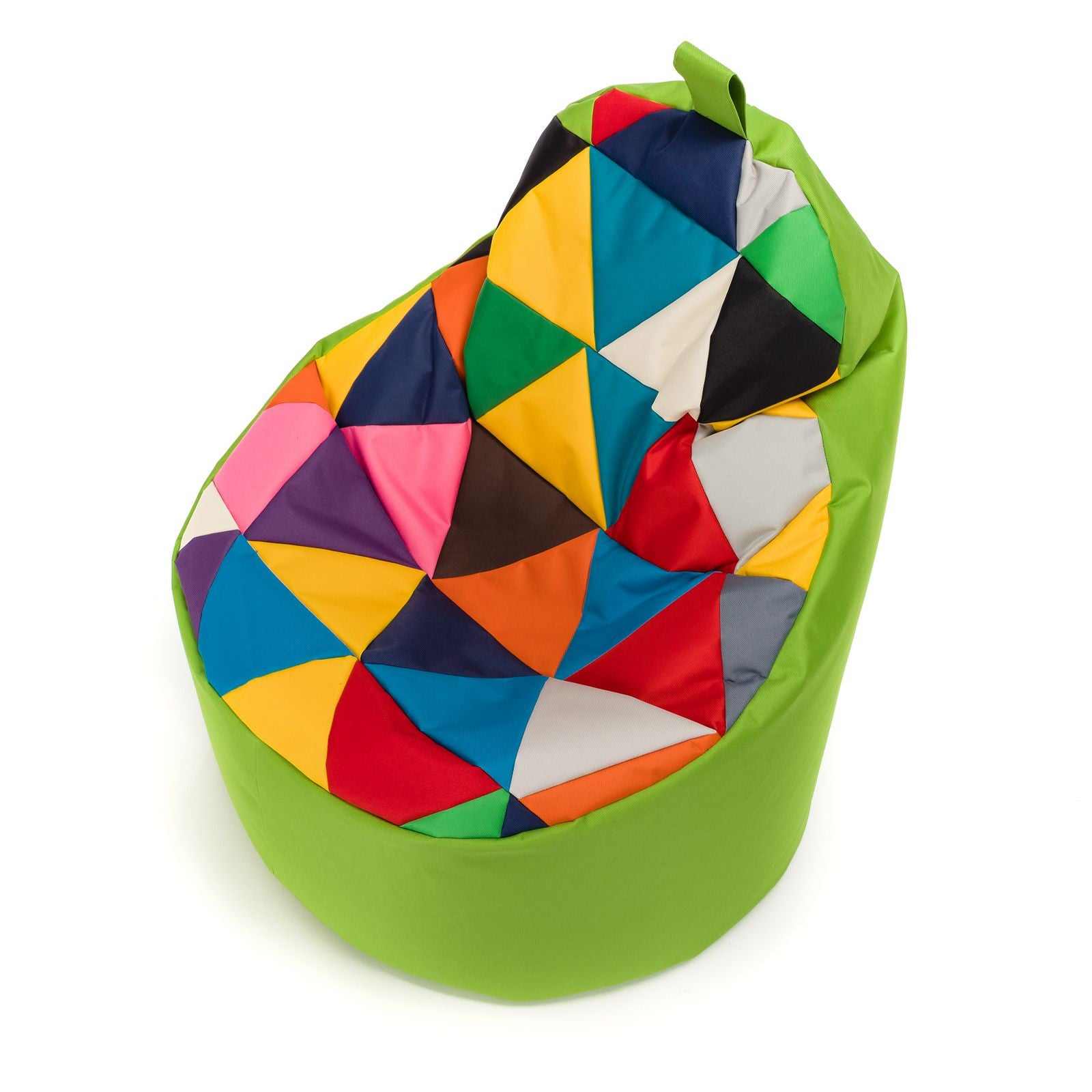 Pouf poltrona sacco seduta yoko patchwork poliestere
