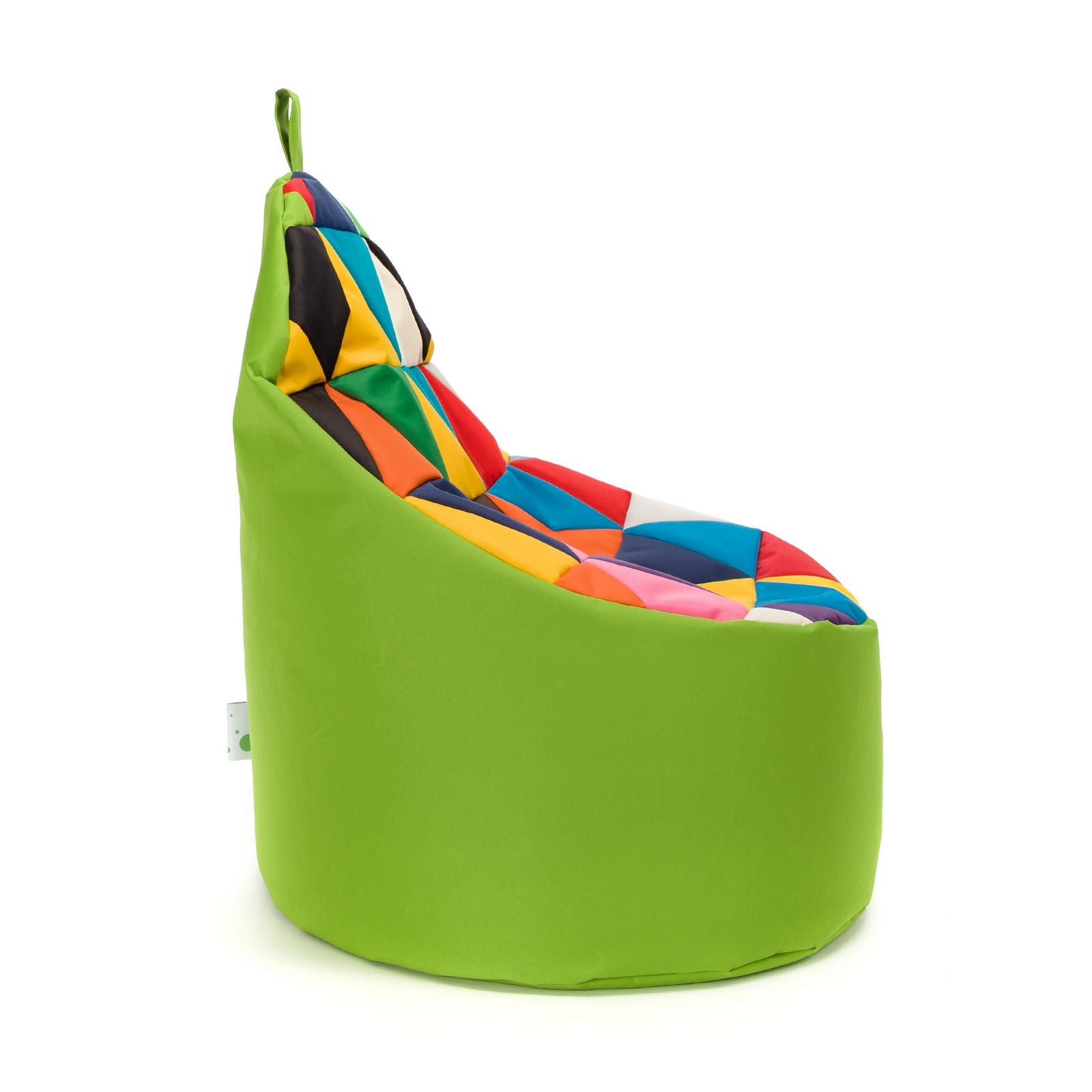 Pouf poltrona sacco seduta yoko patchwork poliestere