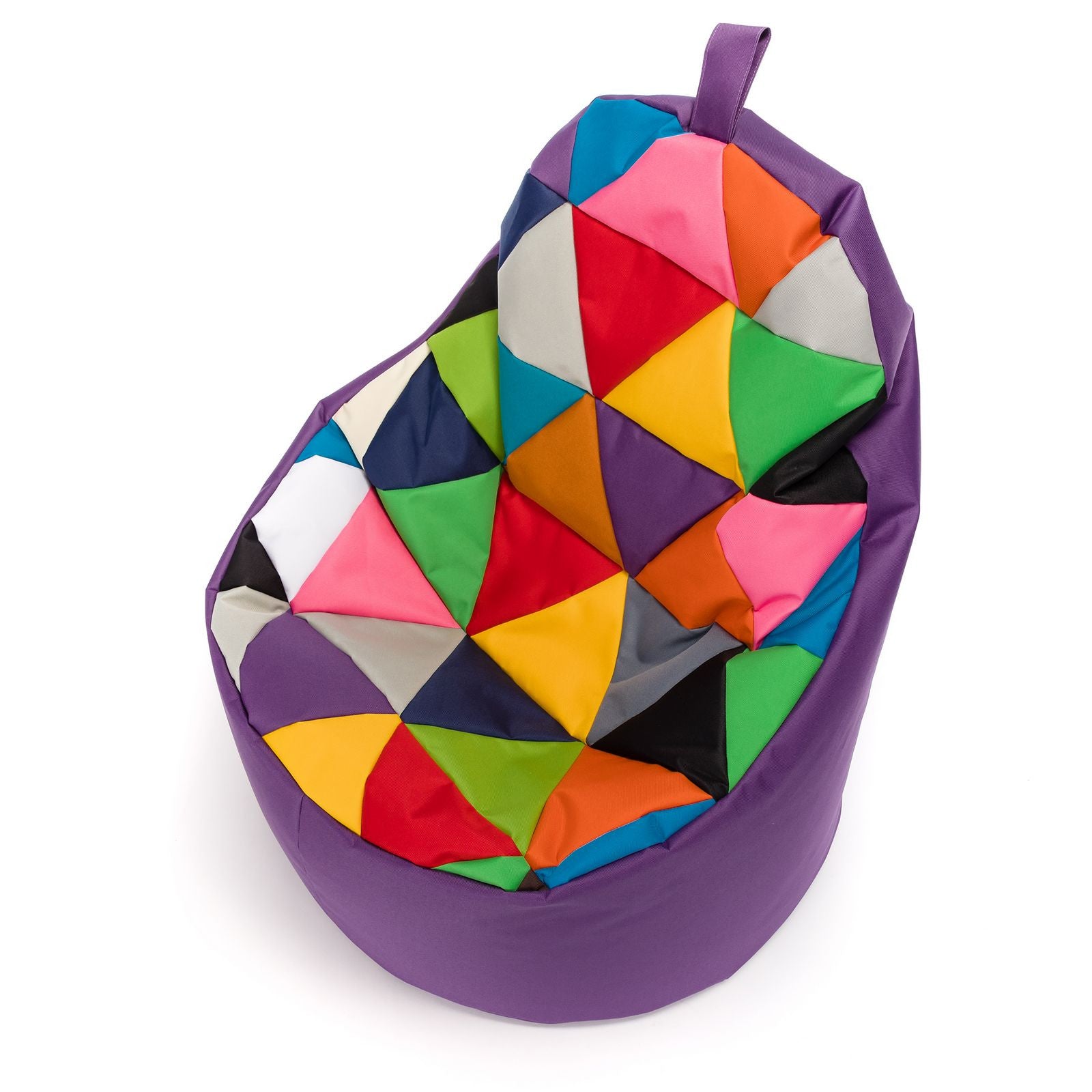 Pouf poltrona sacco seduta yoko patchwork poliestere