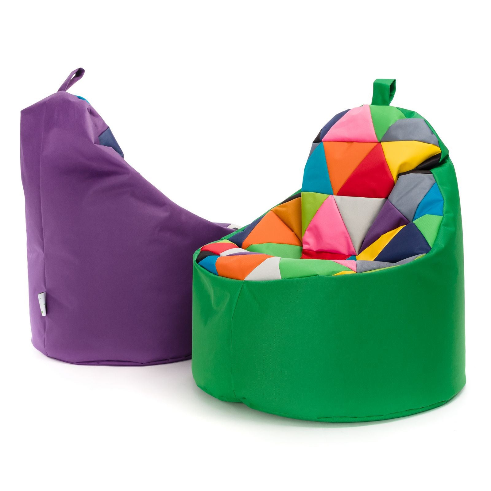 Pouf poltrona sacco seduta yoko patchwork poliestere