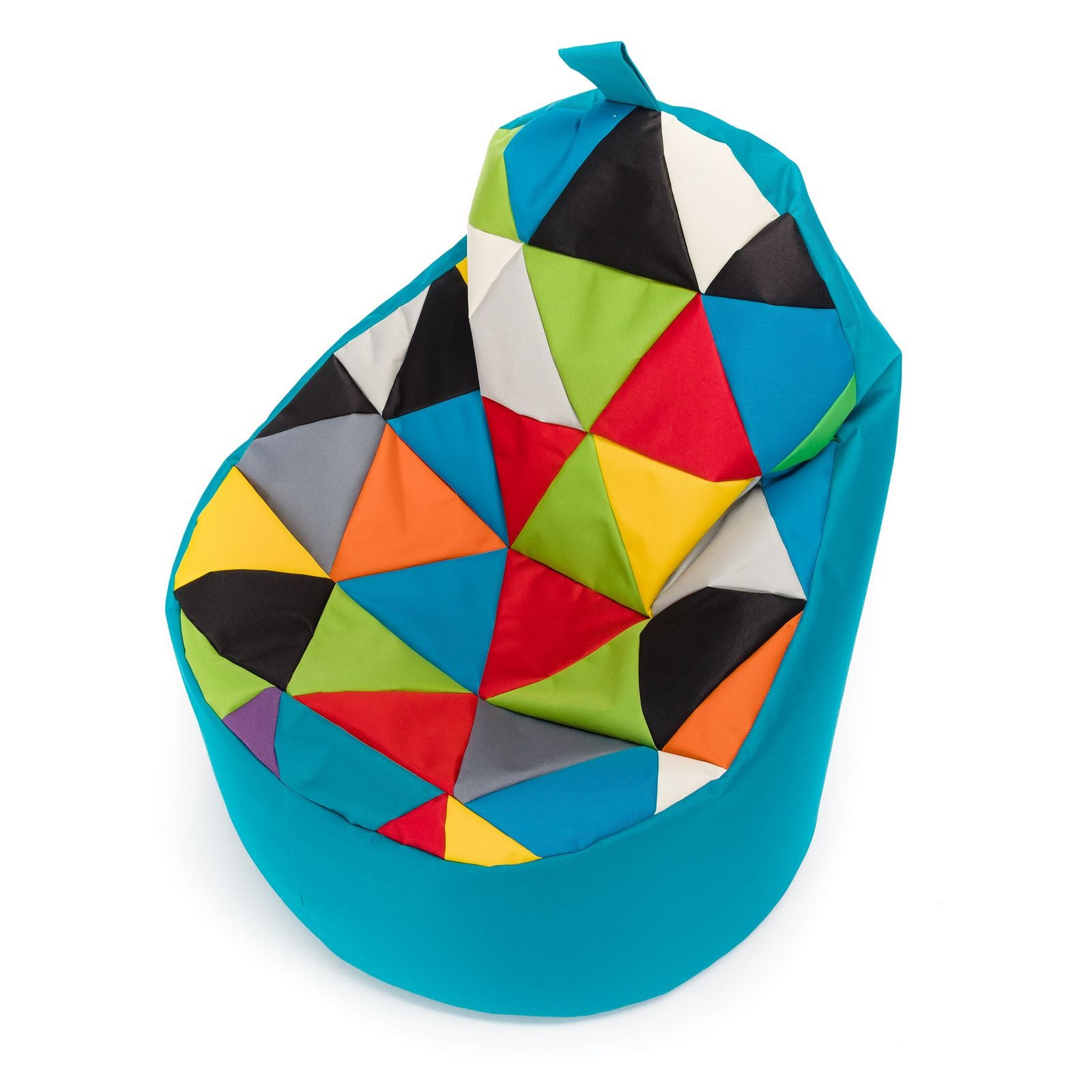 Pouf poltrona sacco seduta yoko patchwork poliestere