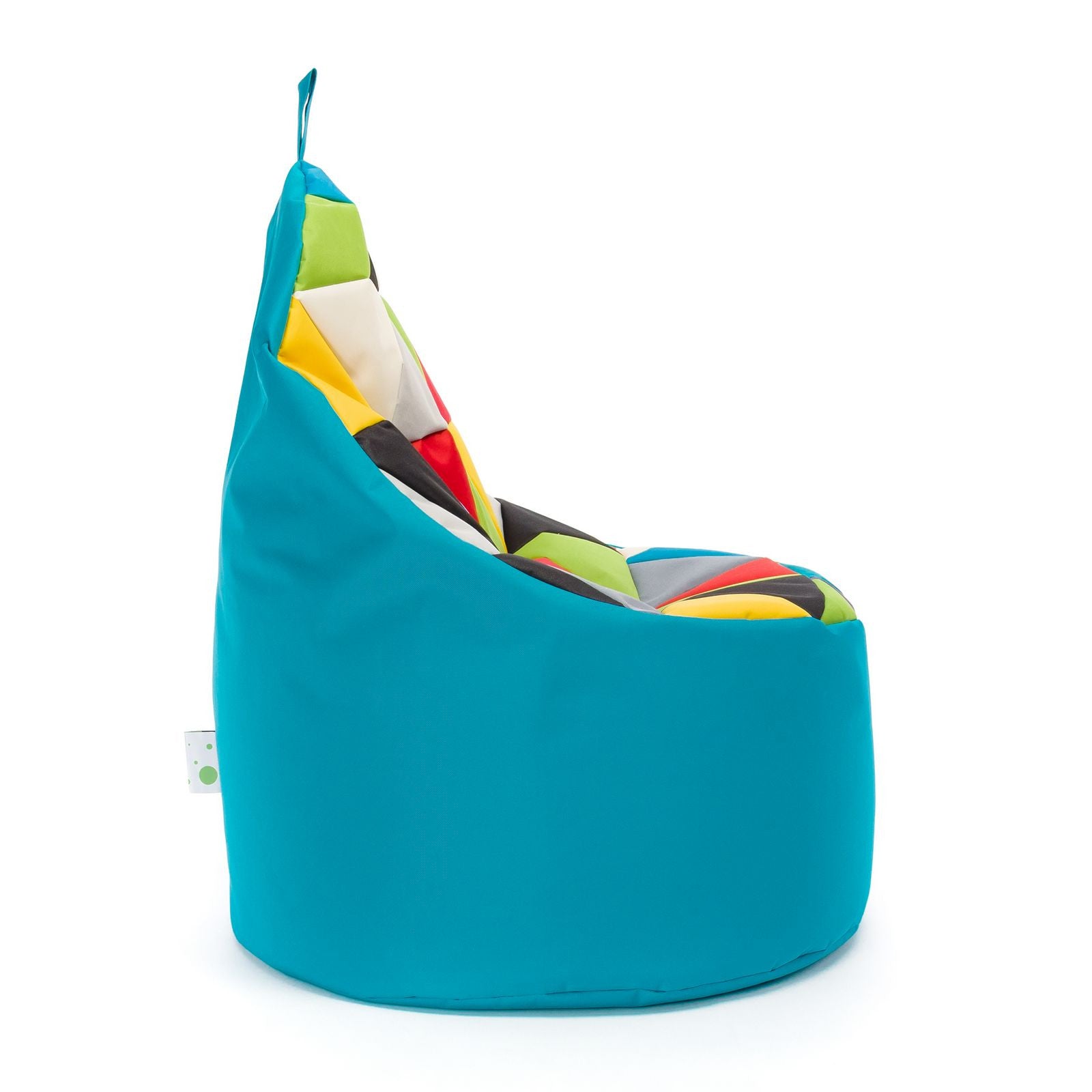 Pouf poltrona sacco seduta yoko patchwork poliestere