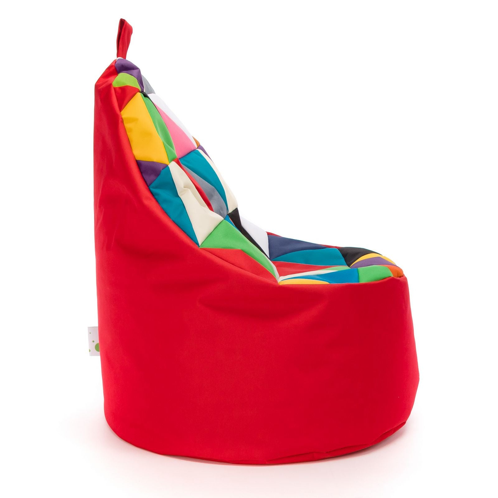 Pouf poltrona sacco seduta yoko patchwork poliestere