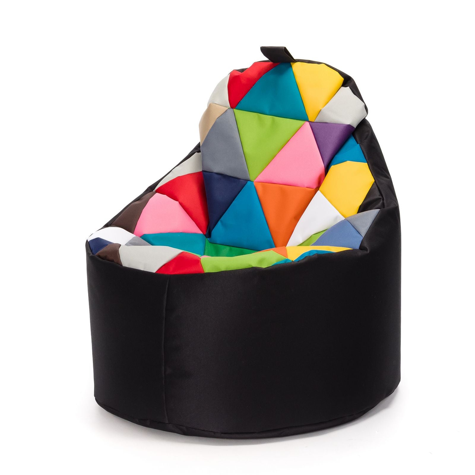 Pouf poltrona sacco seduta yoko patchwork poliestere