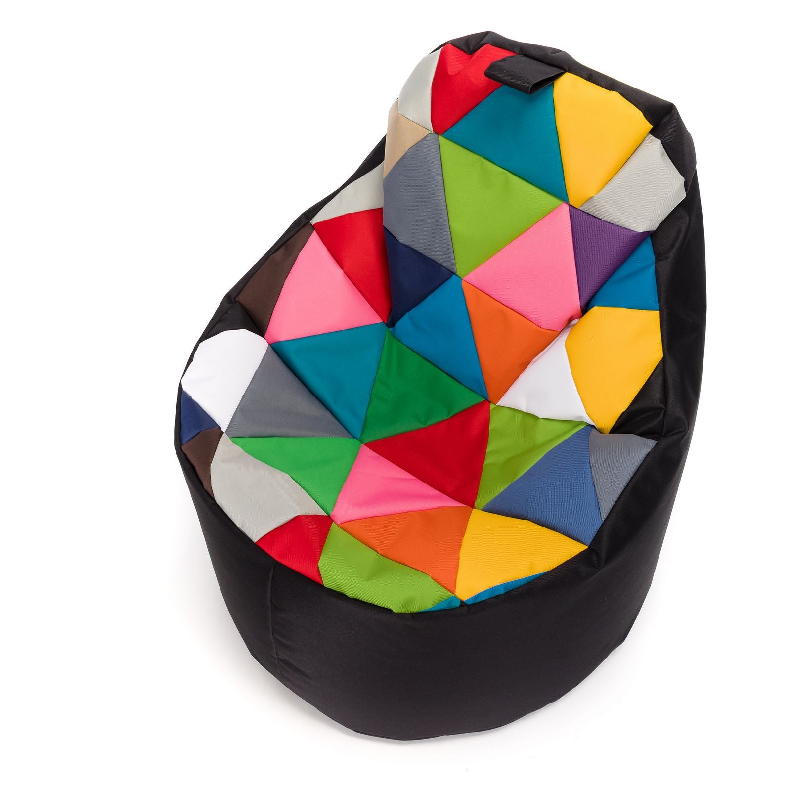 Pouf poltrona sacco seduta yoko patchwork poliestere