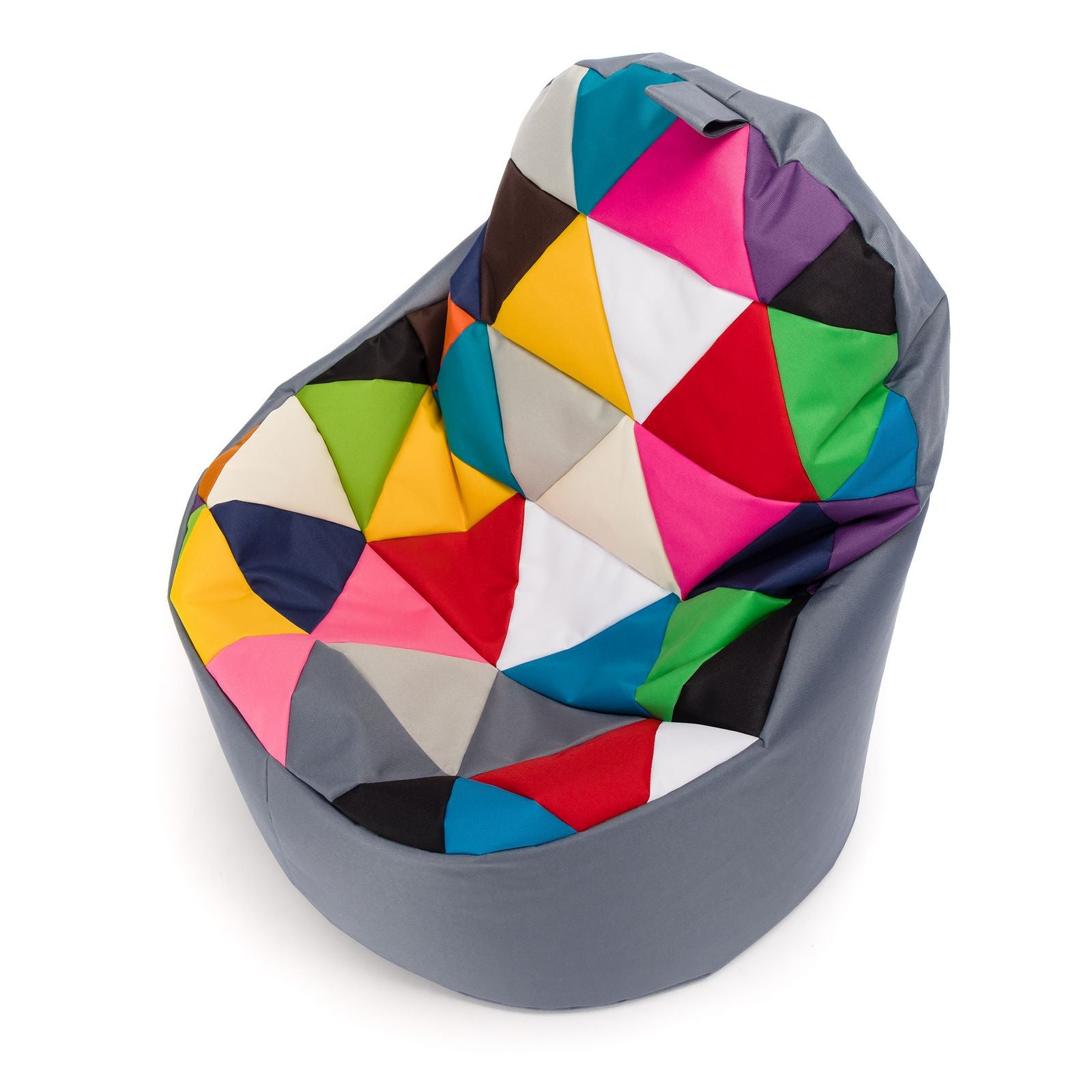 Pouf poltrona sacco seduta yoko patchwork poliestere