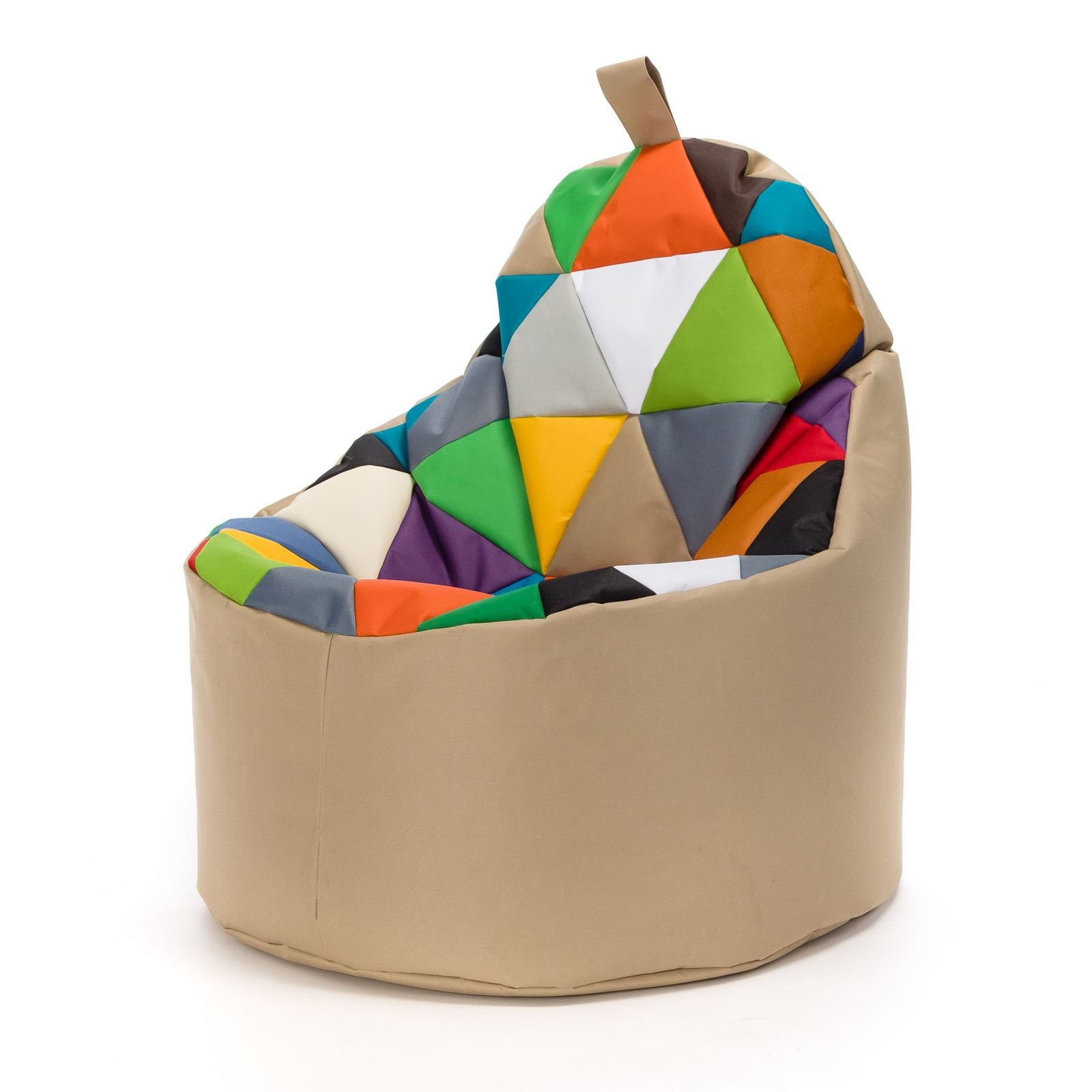 Pouf poltrona sacco seduta yoko patchwork poliestere