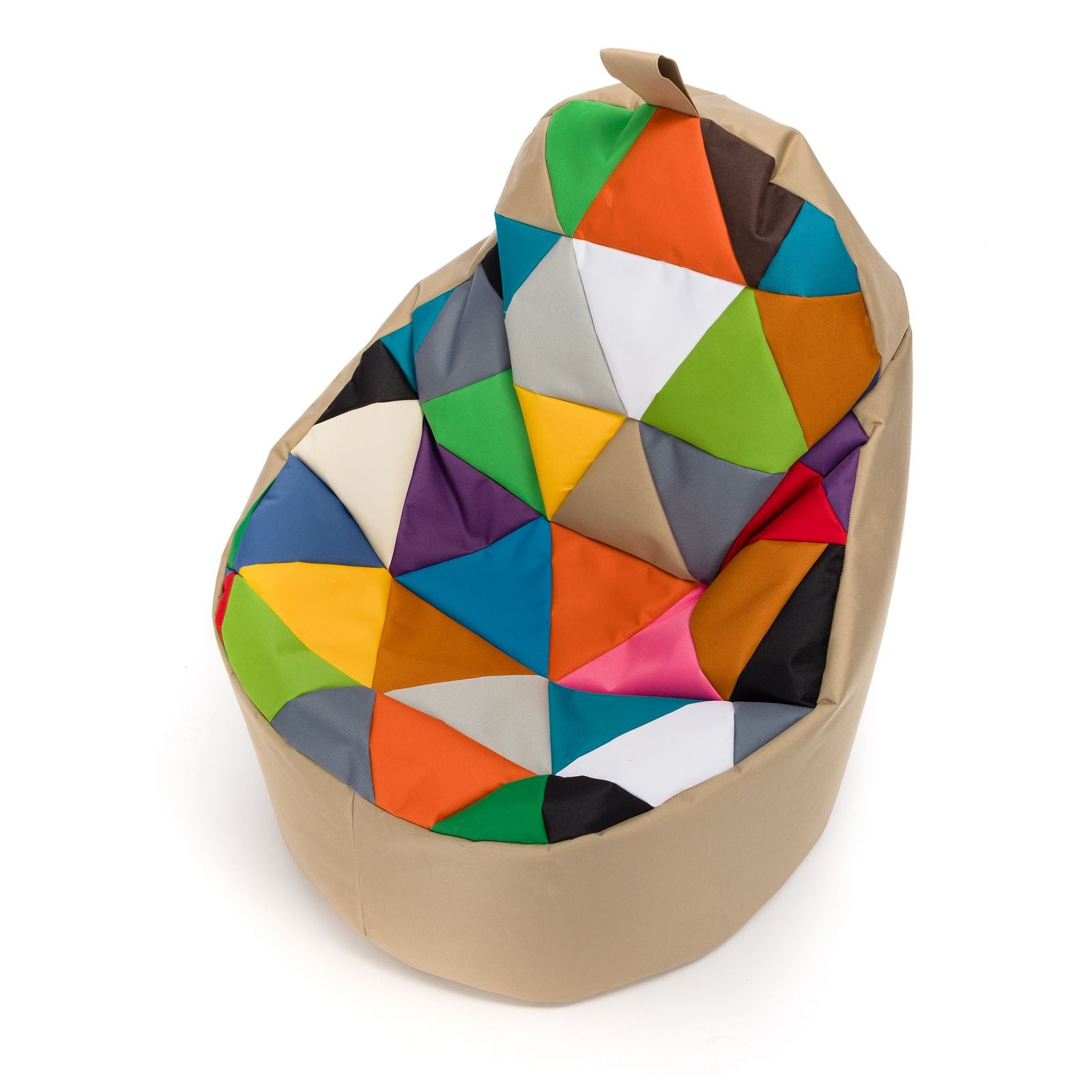 Pouf poltrona sacco seduta yoko patchwork poliestere