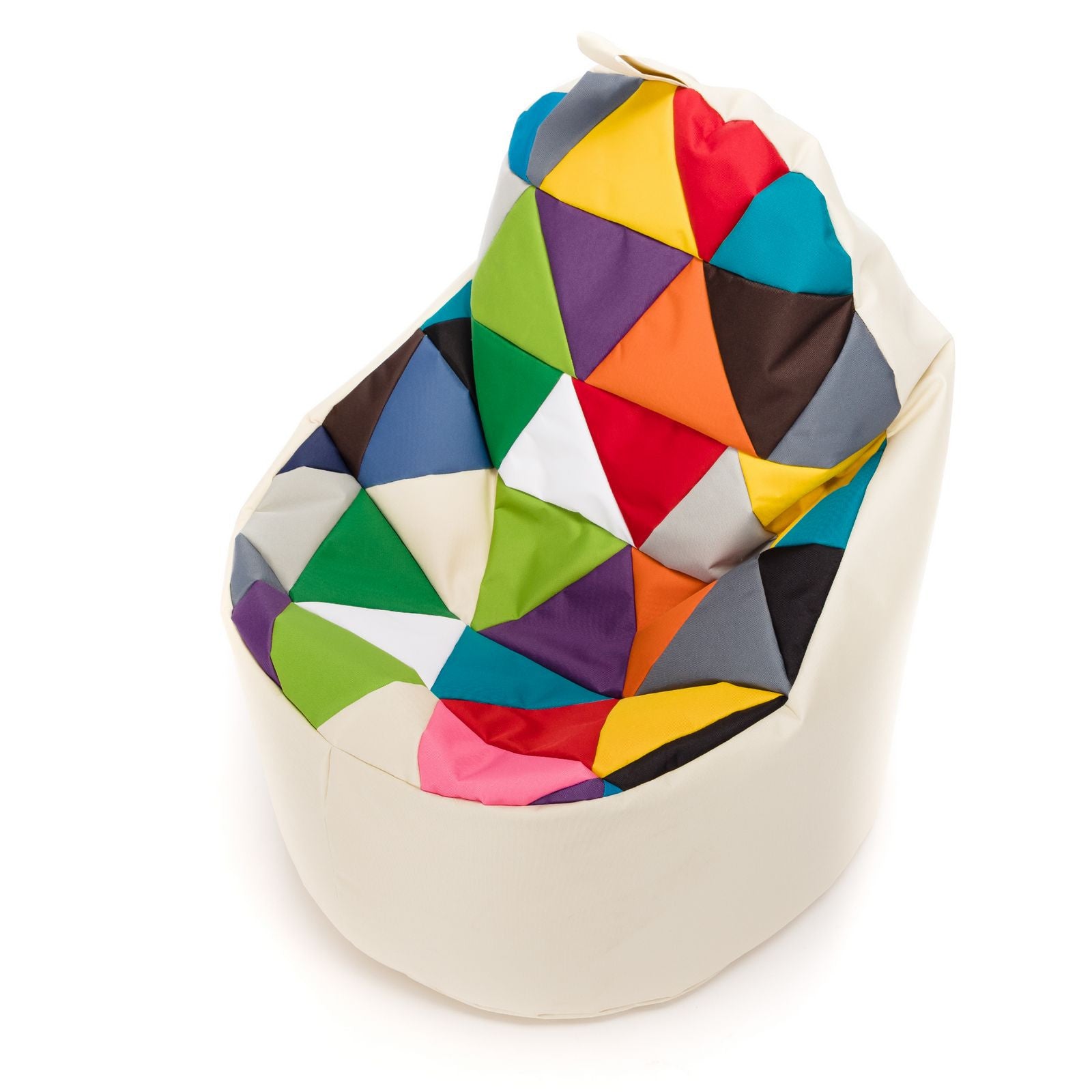 Pouf poltrona sacco seduta yoko patchwork poliestere