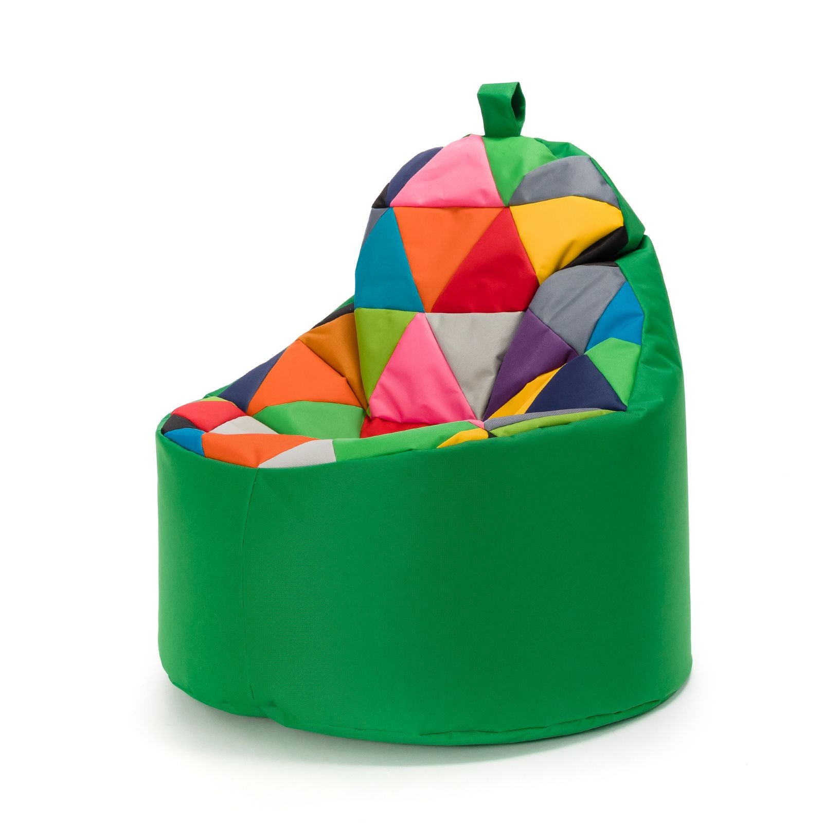 Pouf poltrona sacco seduta yoko patchwork poliestere