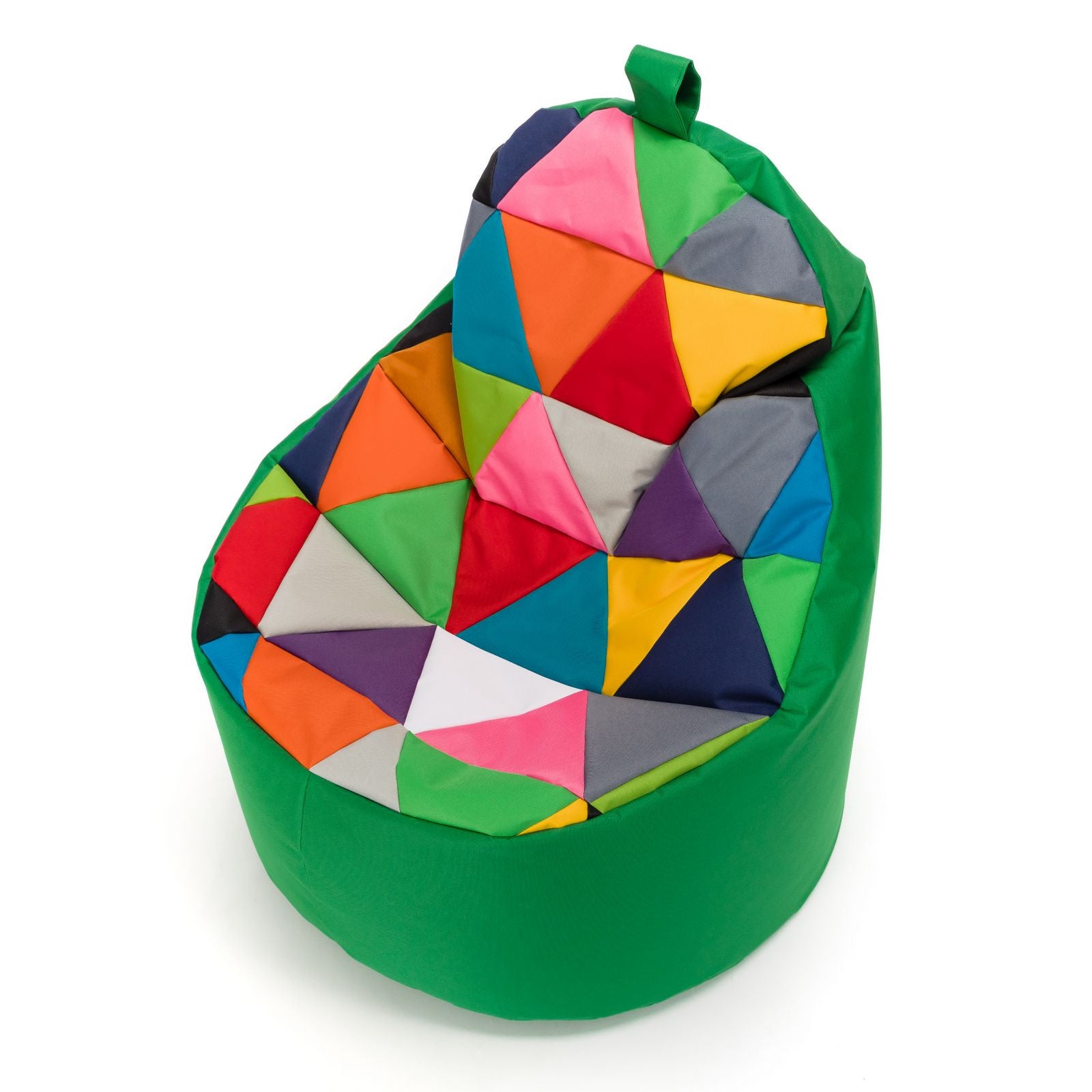 Pouf poltrona sacco seduta yoko patchwork poliestere