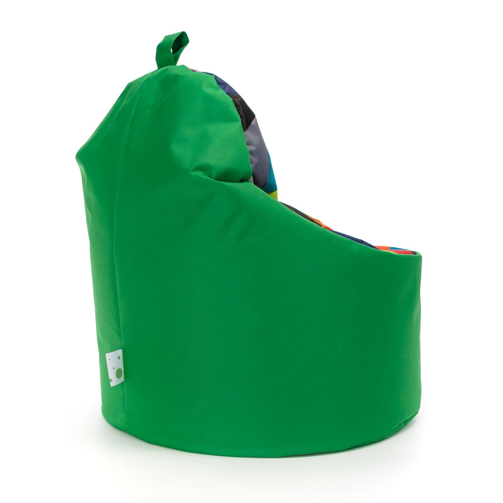 Pouf poltrona sacco seduta yoko patchwork poliestere