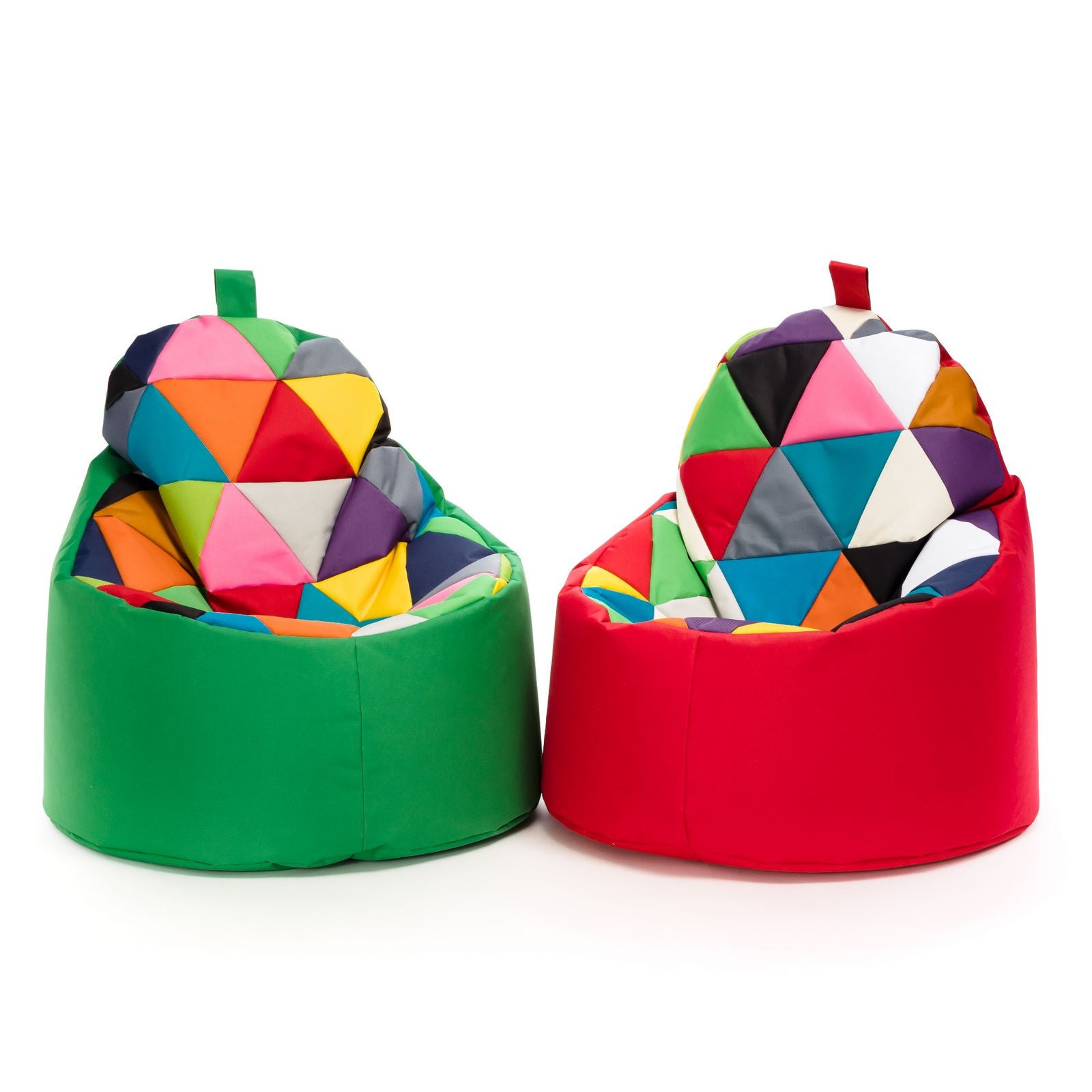Pouf poltrona sacco seduta yoko patchwork poliestere