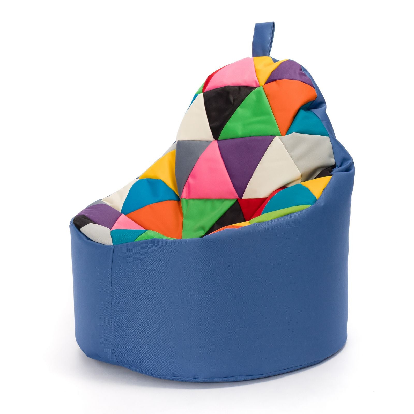 Pouf poltrona sacco seduta yoko patchwork poliestere