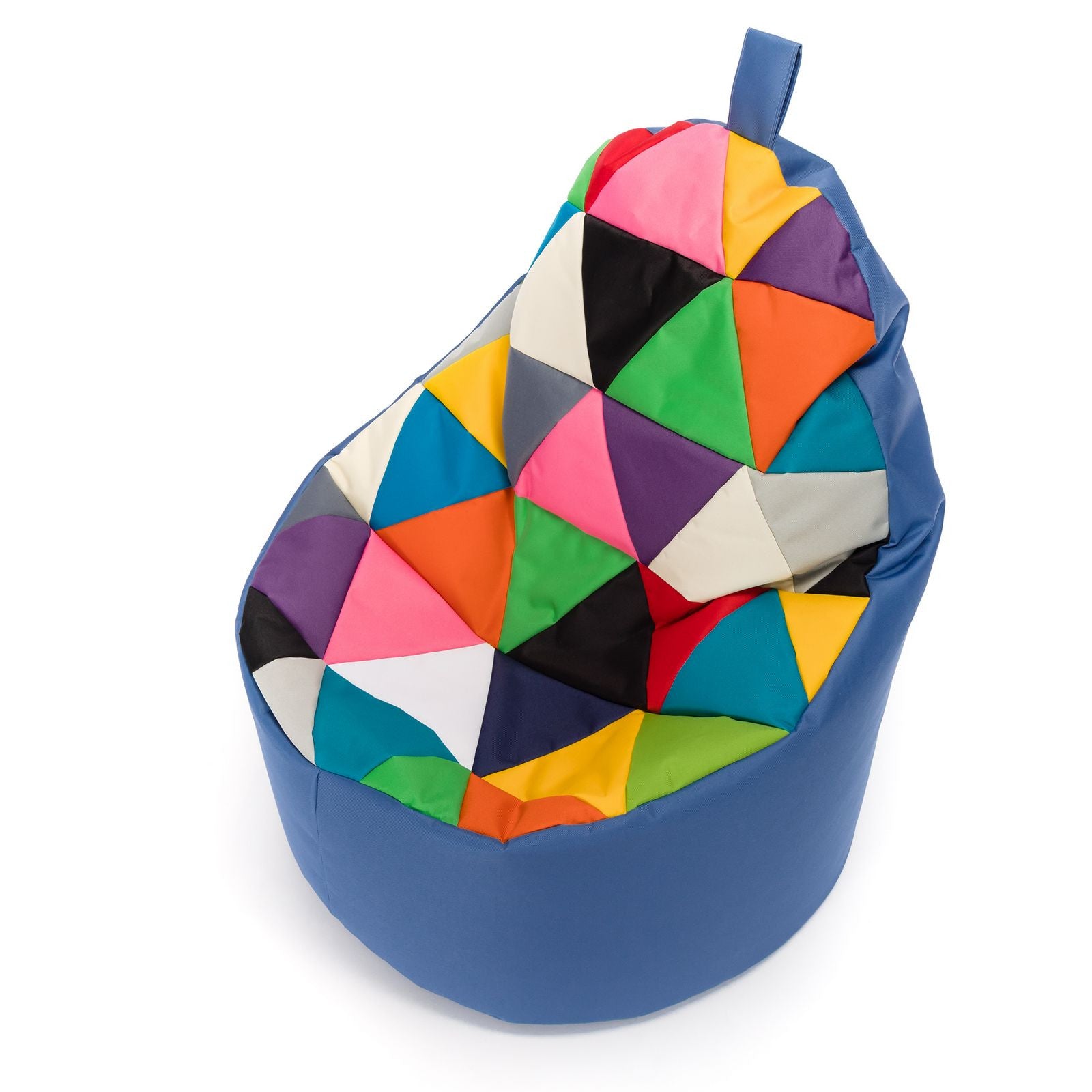 Pouf poltrona sacco seduta yoko patchwork poliestere