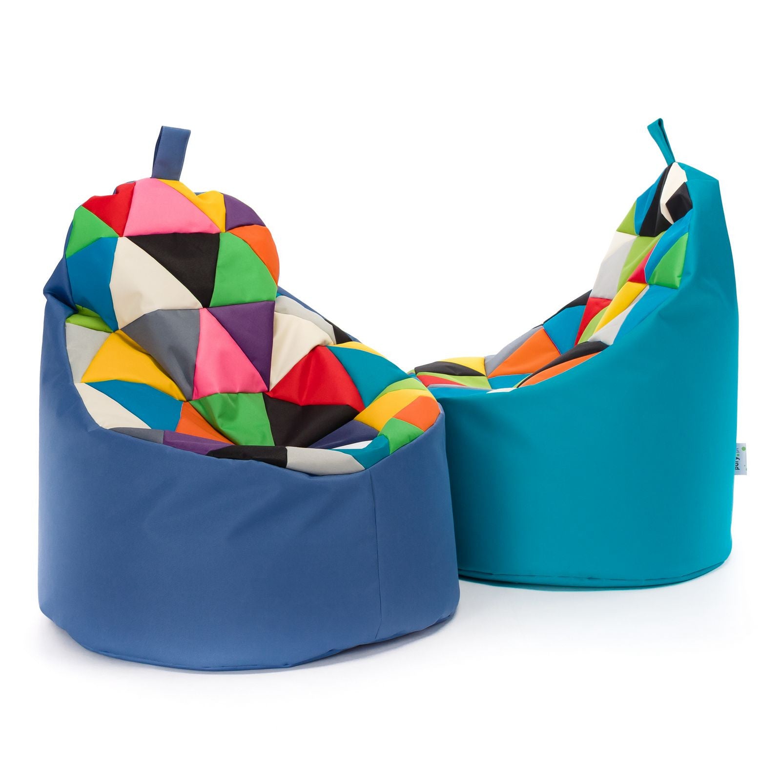 Pouf poltrona sacco seduta yoko patchwork poliestere