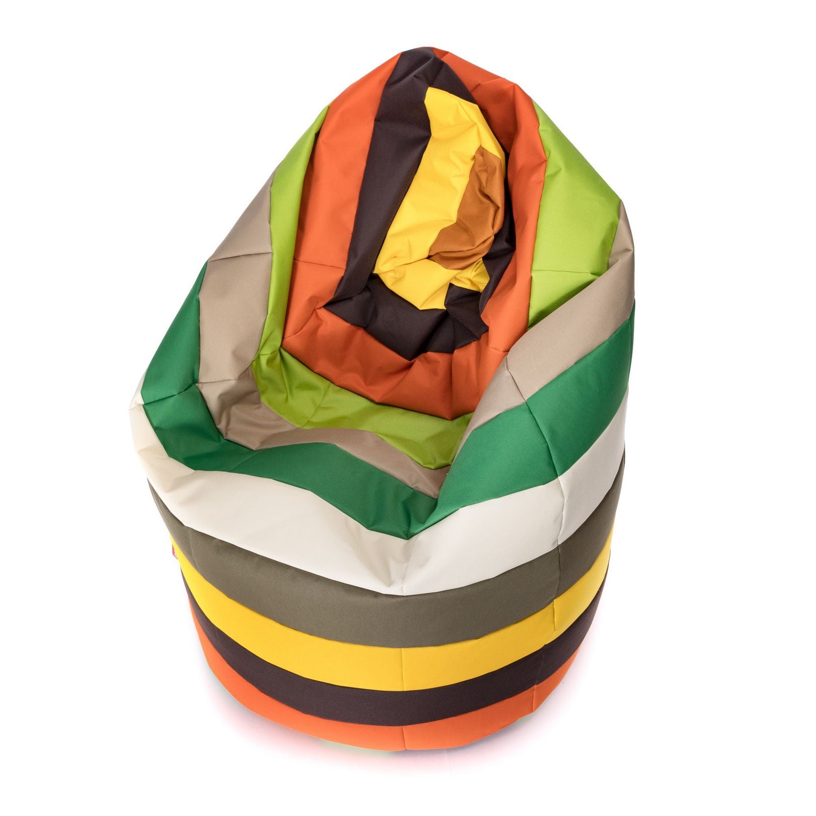 Pouf Poltrona Sacco L Patchwork Design in Poliestere