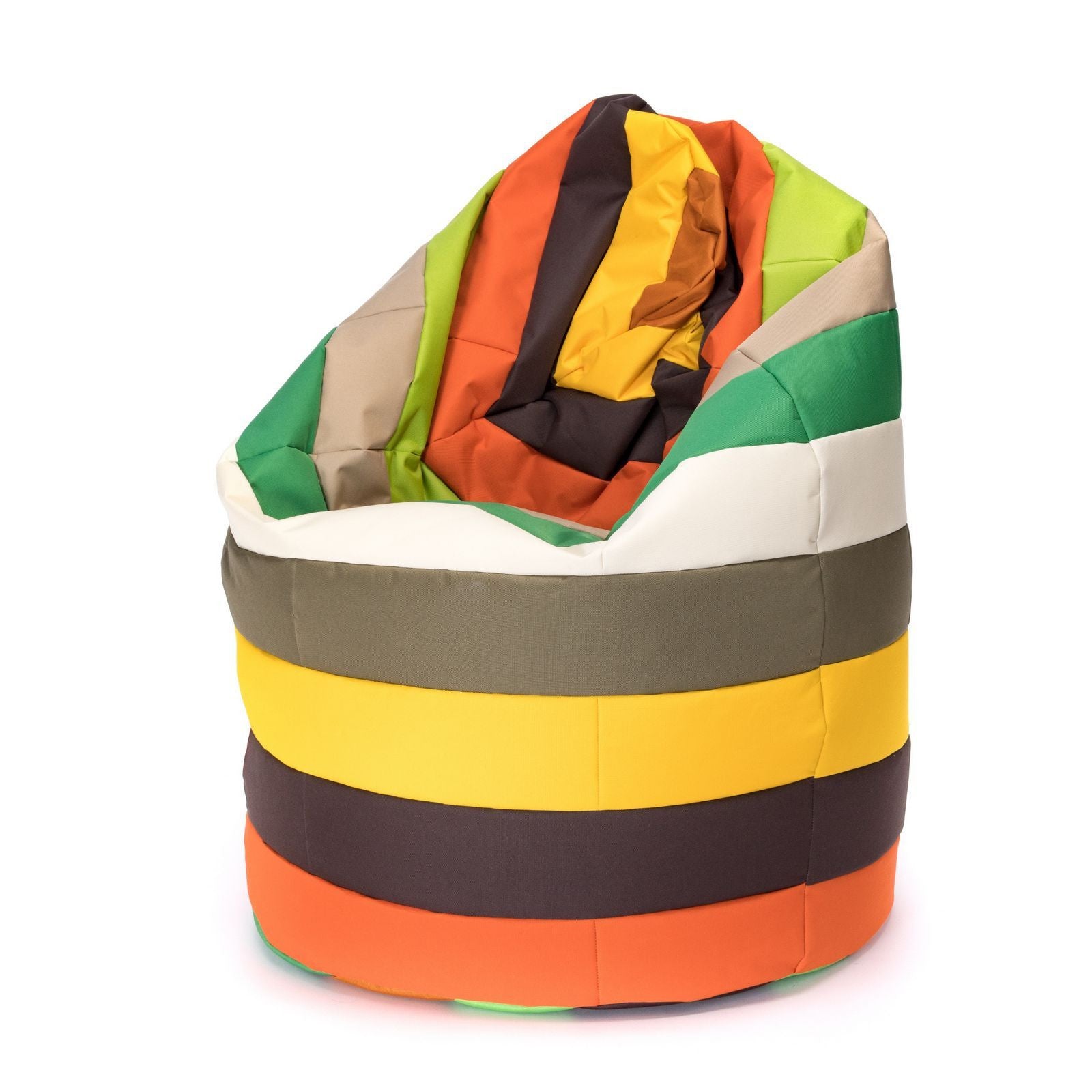 Pouf Poltrona Sacco XL Patchwork Design in Poliestere