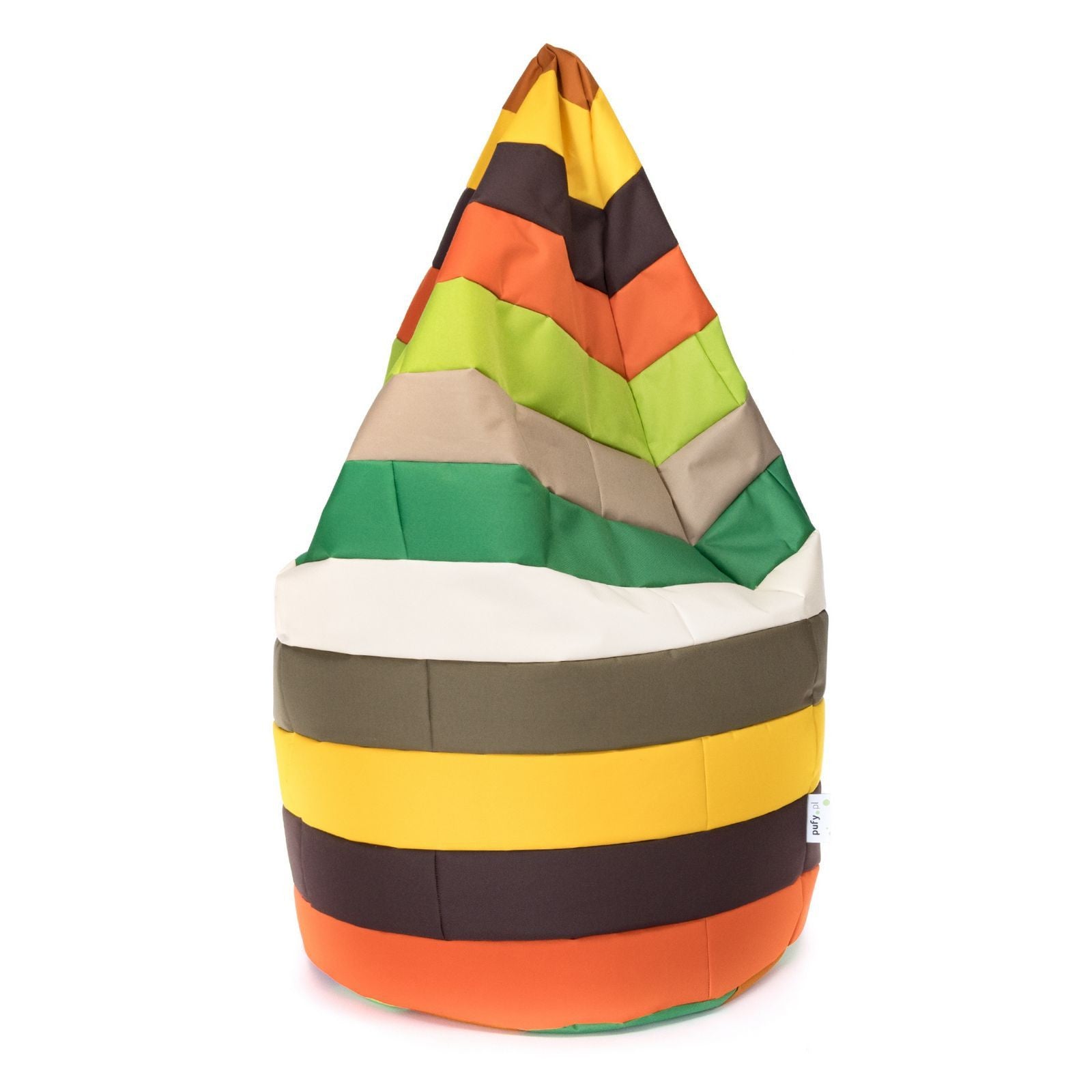 Pouf Poltrona Sacco XL Patchwork Design in Poliestere