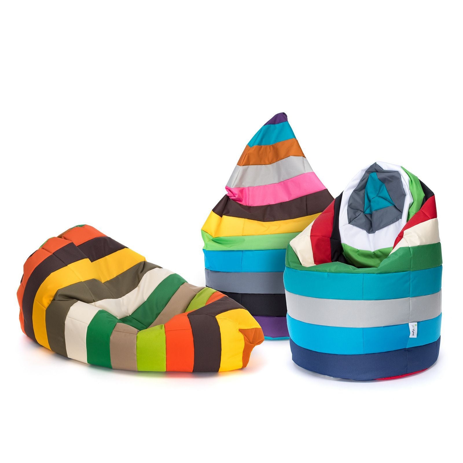 Pouf Poltrona Sacco XL Patchwork Design in Poliestere