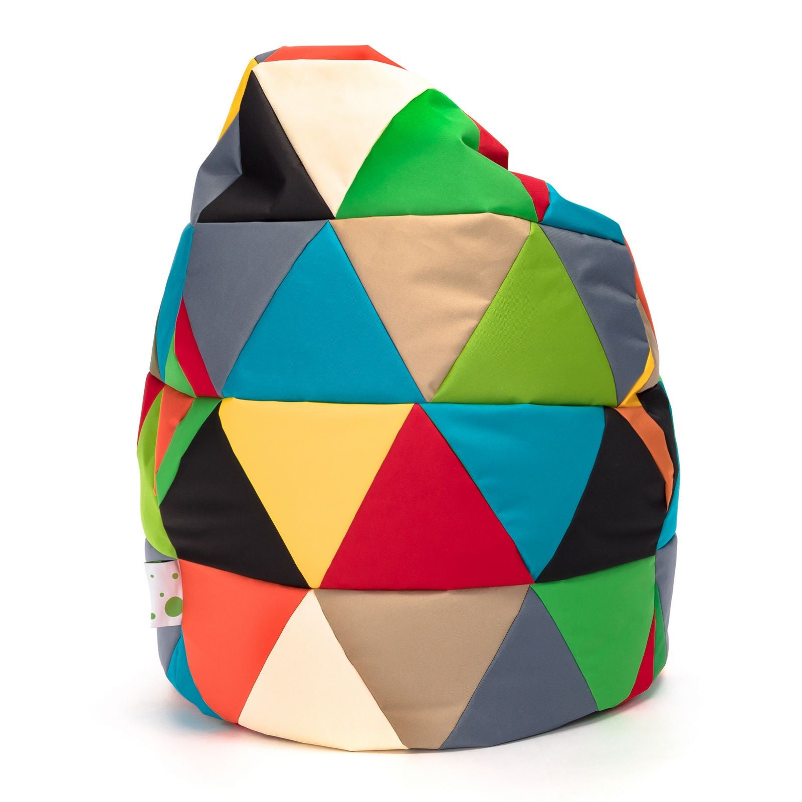 Pouf Poltrona Sacco XL Patchwork Design in Poliestere