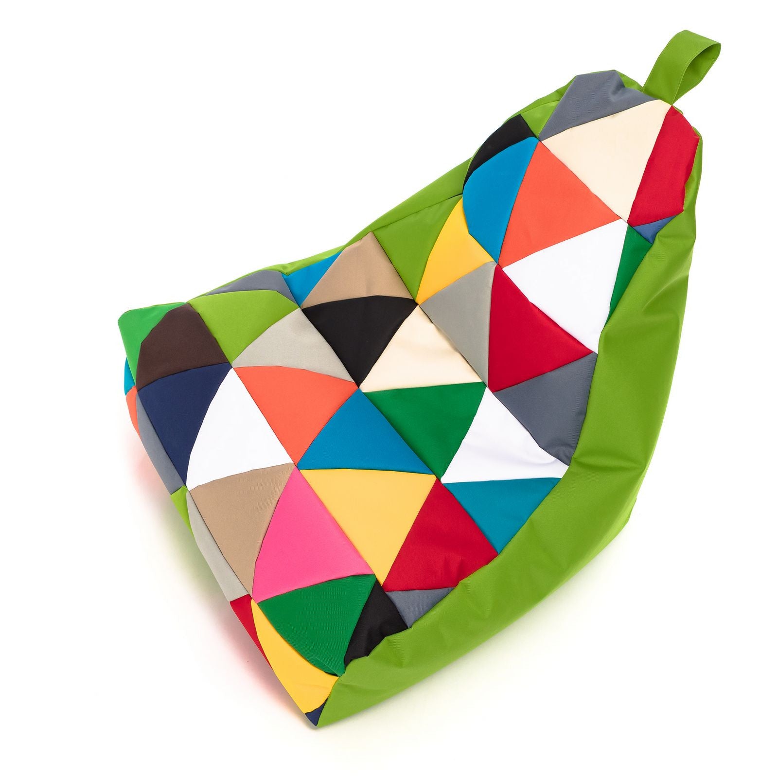 Pouf poltrona sacco seduta keiko s patchwork poliestere