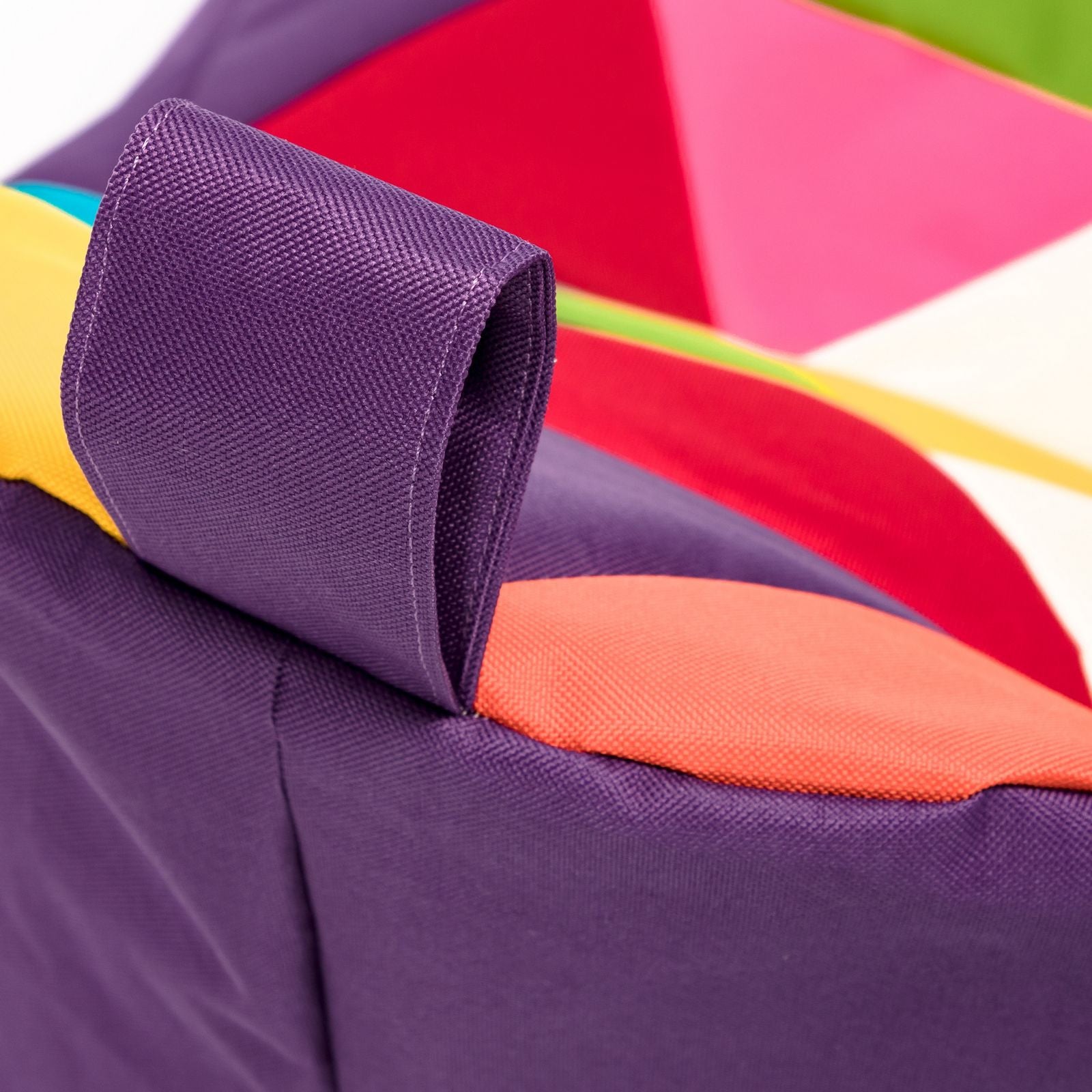 Pouf poltrona sacco seduta keiko s patchwork poliestere