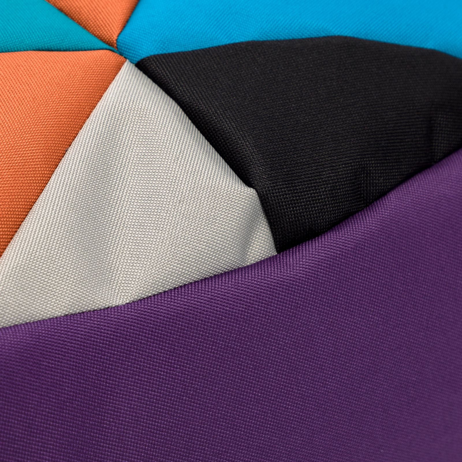 Pouf poltrona sacco seduta keiko s patchwork poliestere