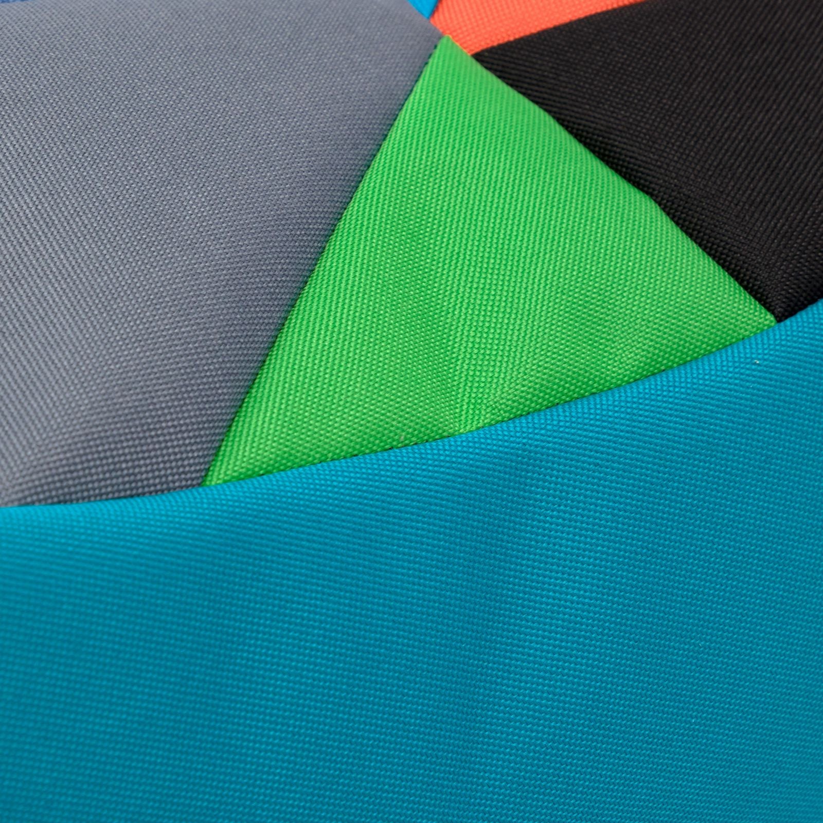 Pouf poltrona sacco seduta keiko s patchwork poliestere