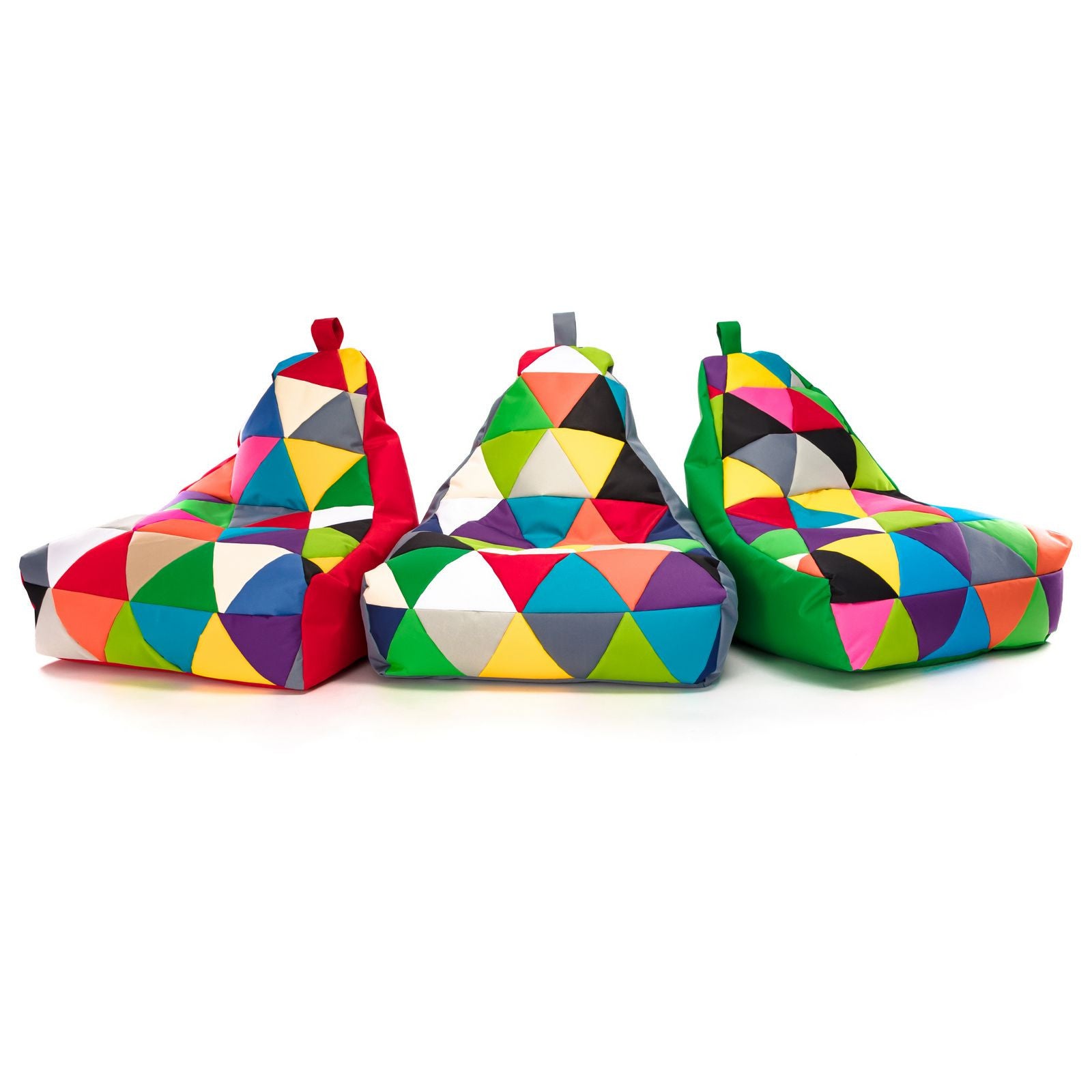 Pouf poltrona sacco seduta keiko s patchwork poliestere