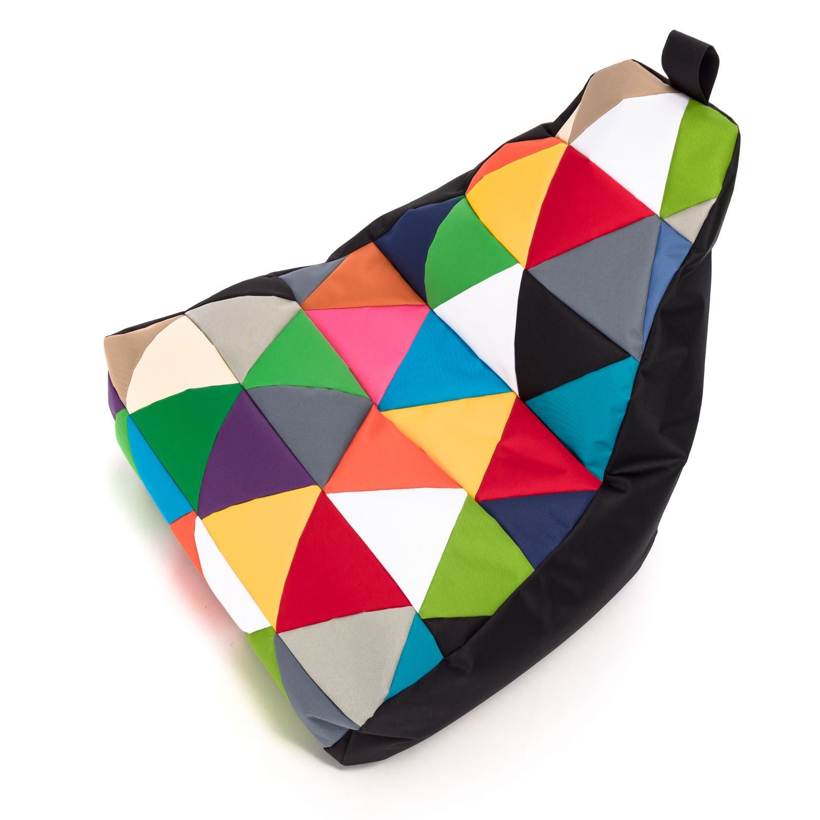 Pouf poltrona sacco seduta keiko s patchwork poliestere