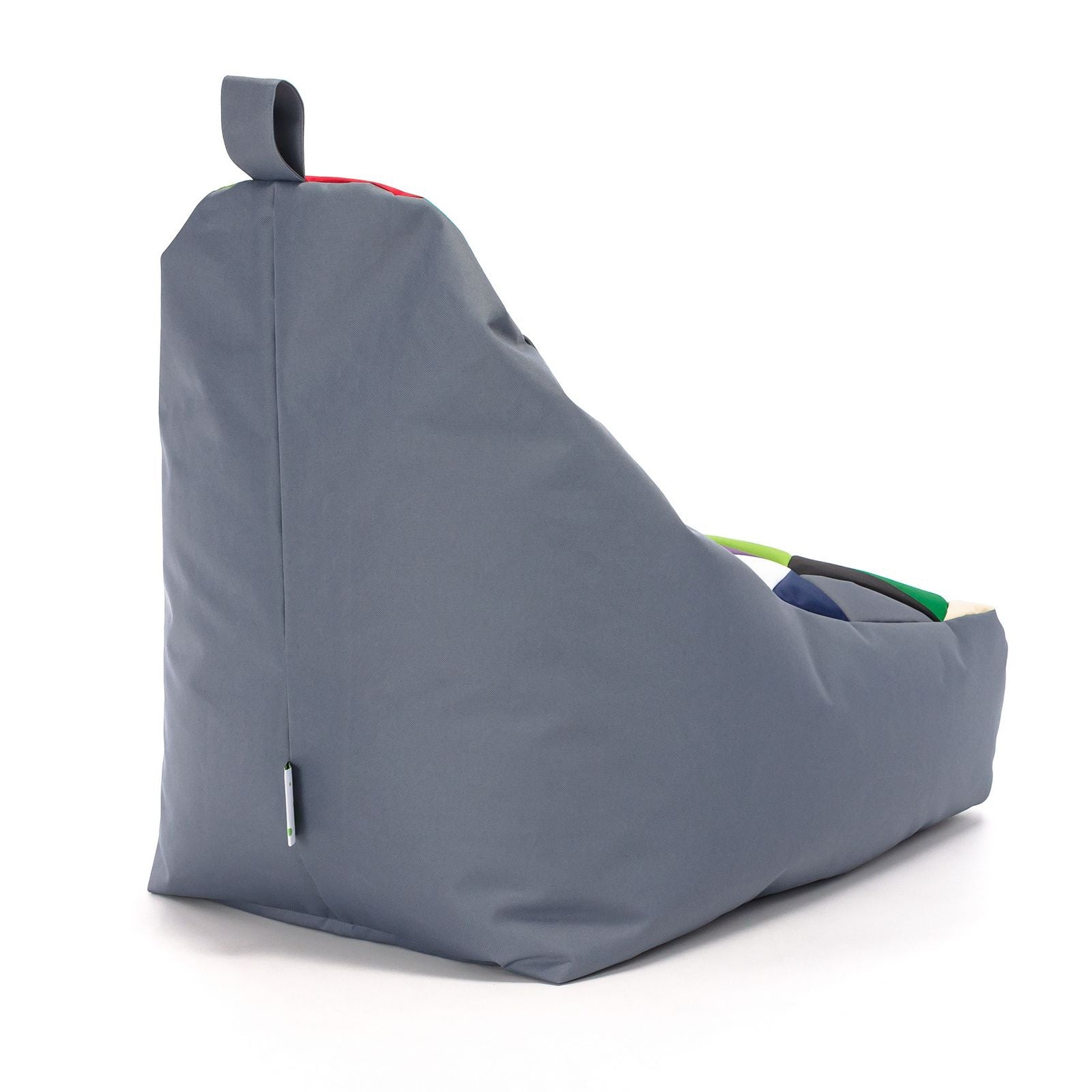 Pouf poltrona sacco seduta keiko s patchwork poliestere