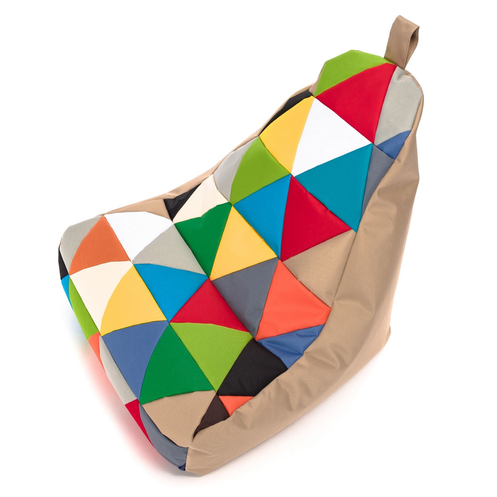Pouf poltrona sacco seduta keiko s patchwork poliestere