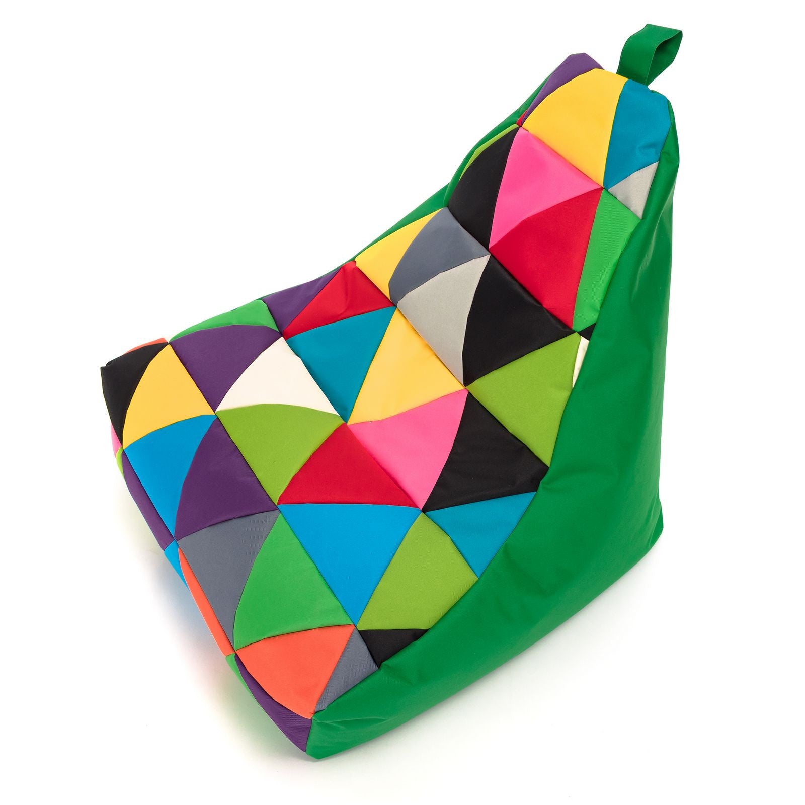Pouf poltrona sacco seduta keiko s patchwork poliestere