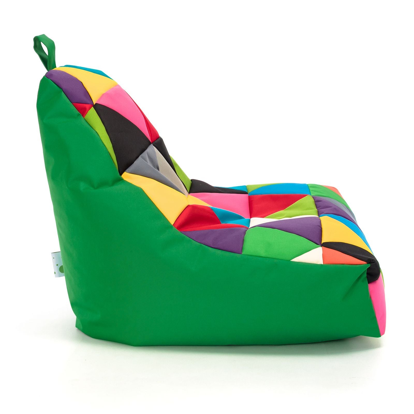 Pouf poltrona sacco seduta keiko s patchwork poliestere