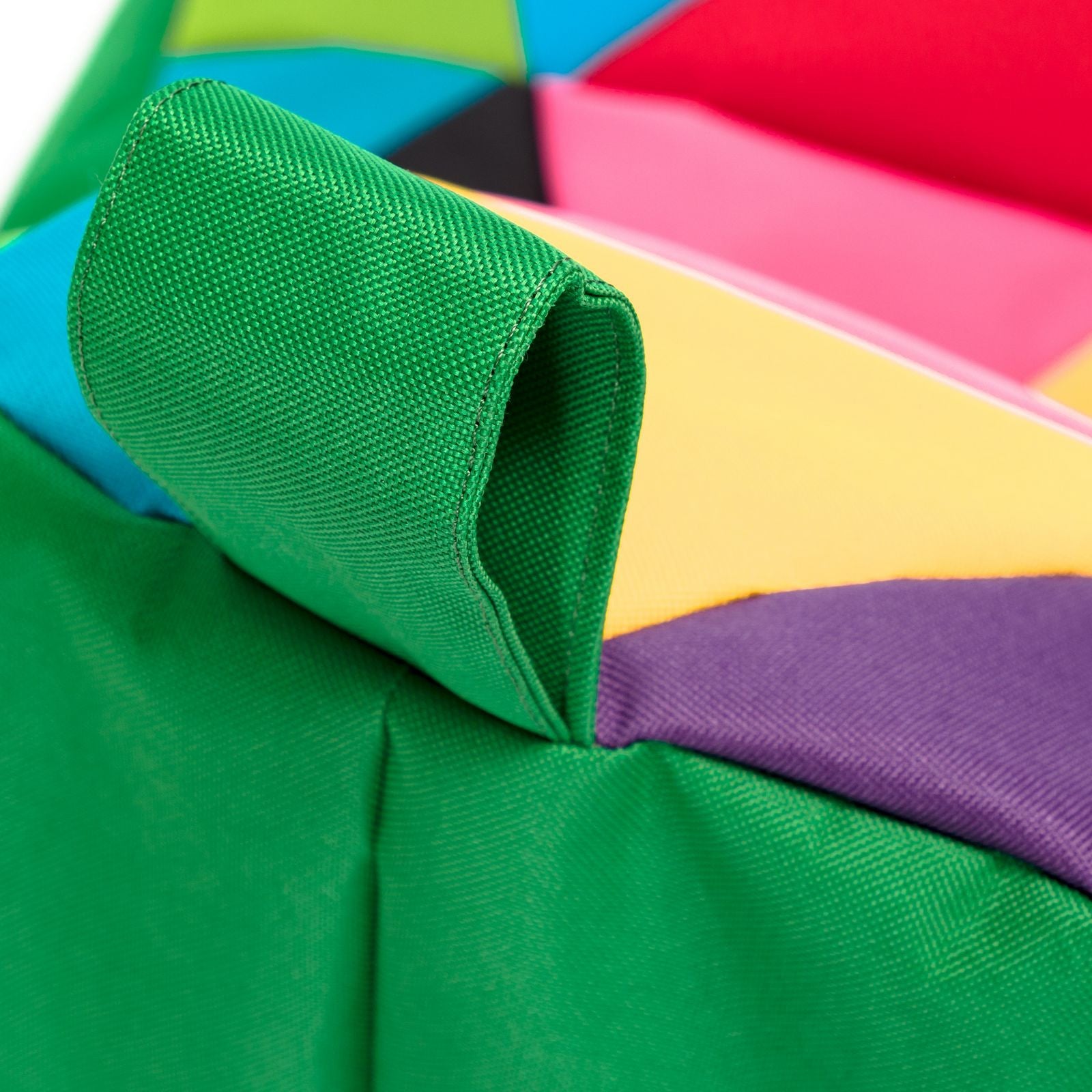 Pouf poltrona sacco seduta keiko s patchwork poliestere