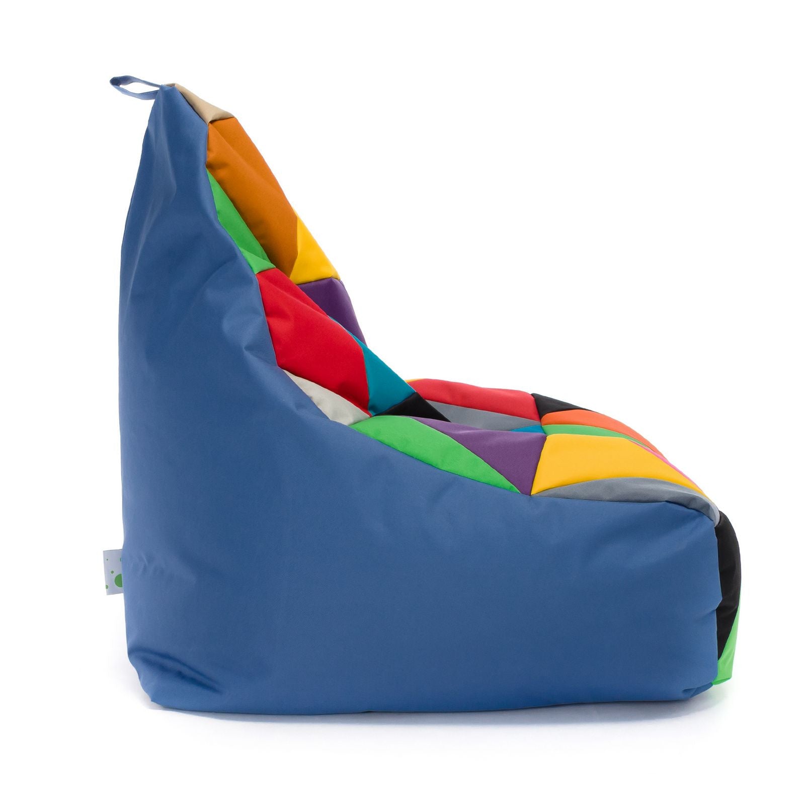 Pouf poltrona sacco seduta keiko m patchwork poliestere