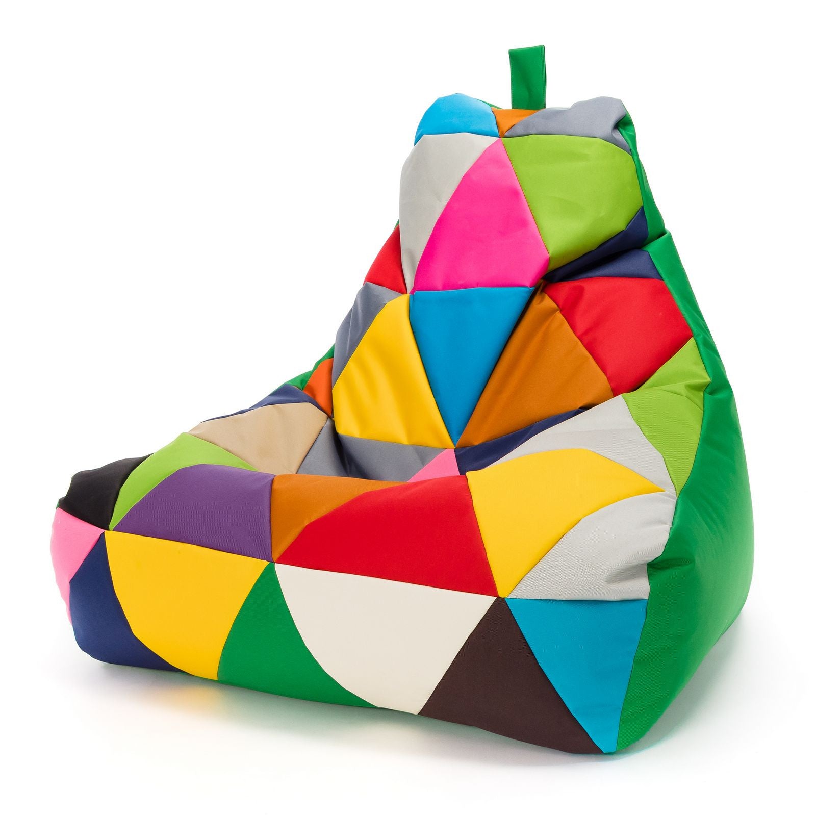 Pouf poltrona sacco seduta keiko m patchwork poliestere