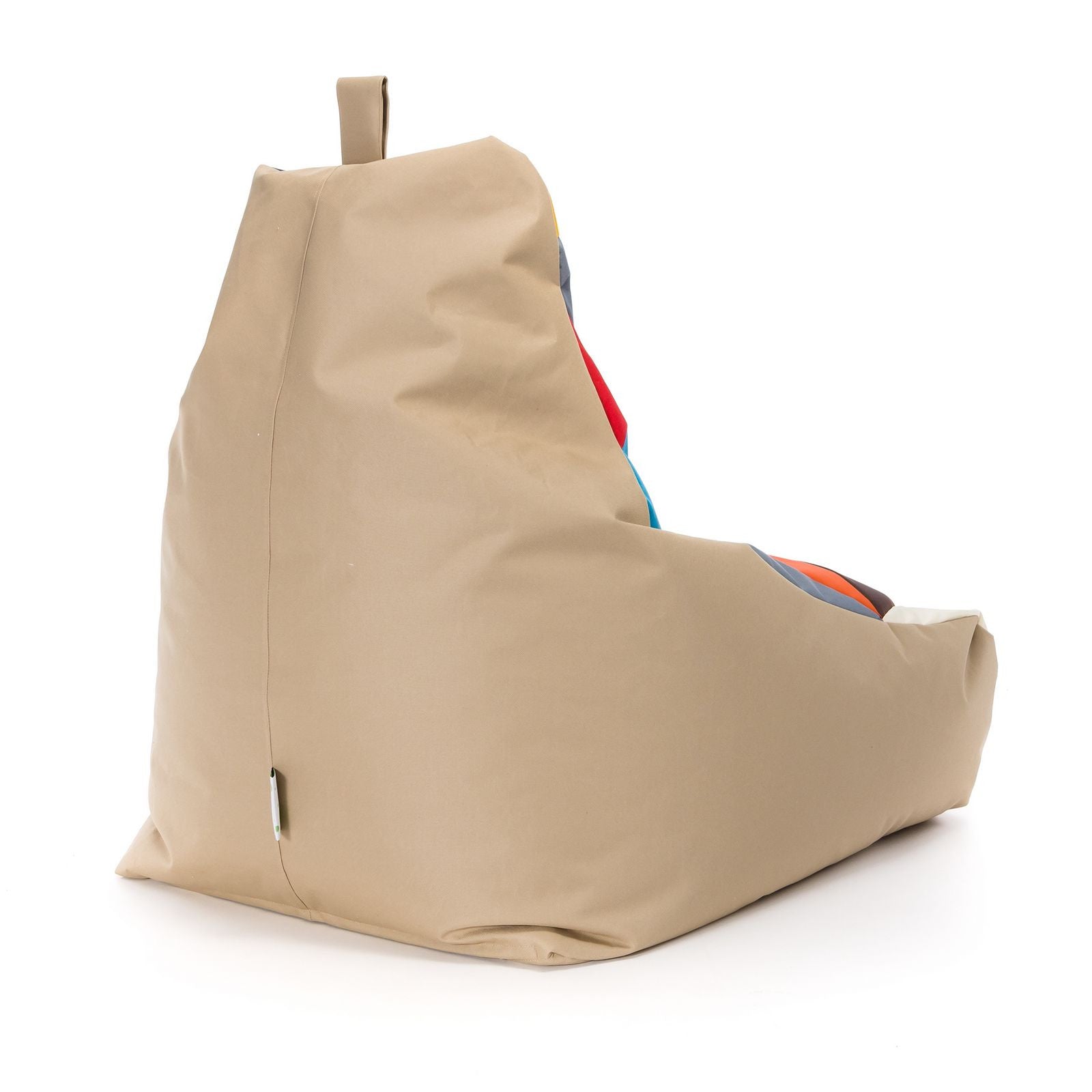 Pouf poltrona sacco seduta keiko m patchwork poliestere
