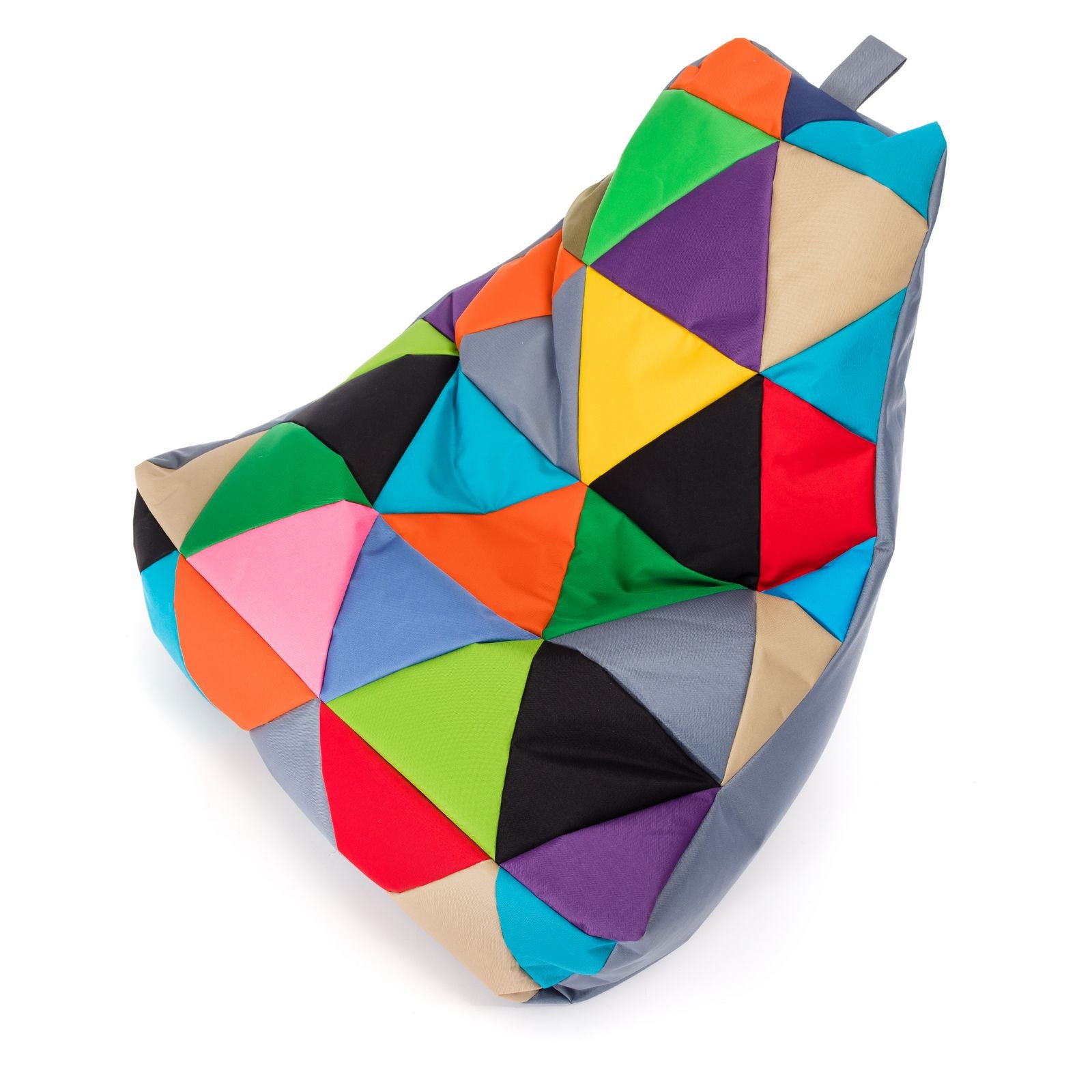 Pouf poltrona sacco seduta keiko m patchwork poliestere