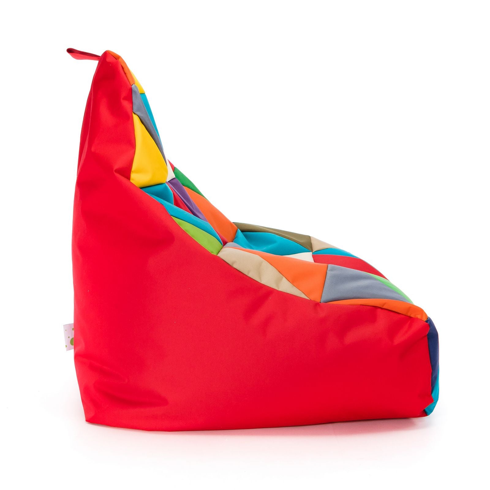 Pouf poltrona sacco seduta keiko m patchwork poliestere