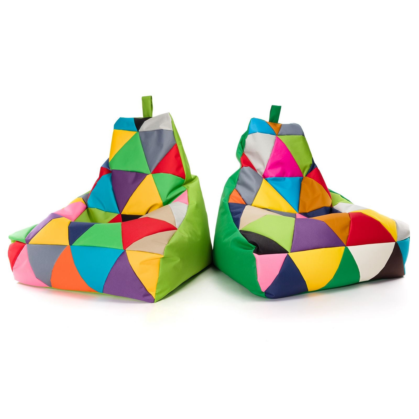 Pouf poltrona sacco seduta keiko m patchwork poliestere