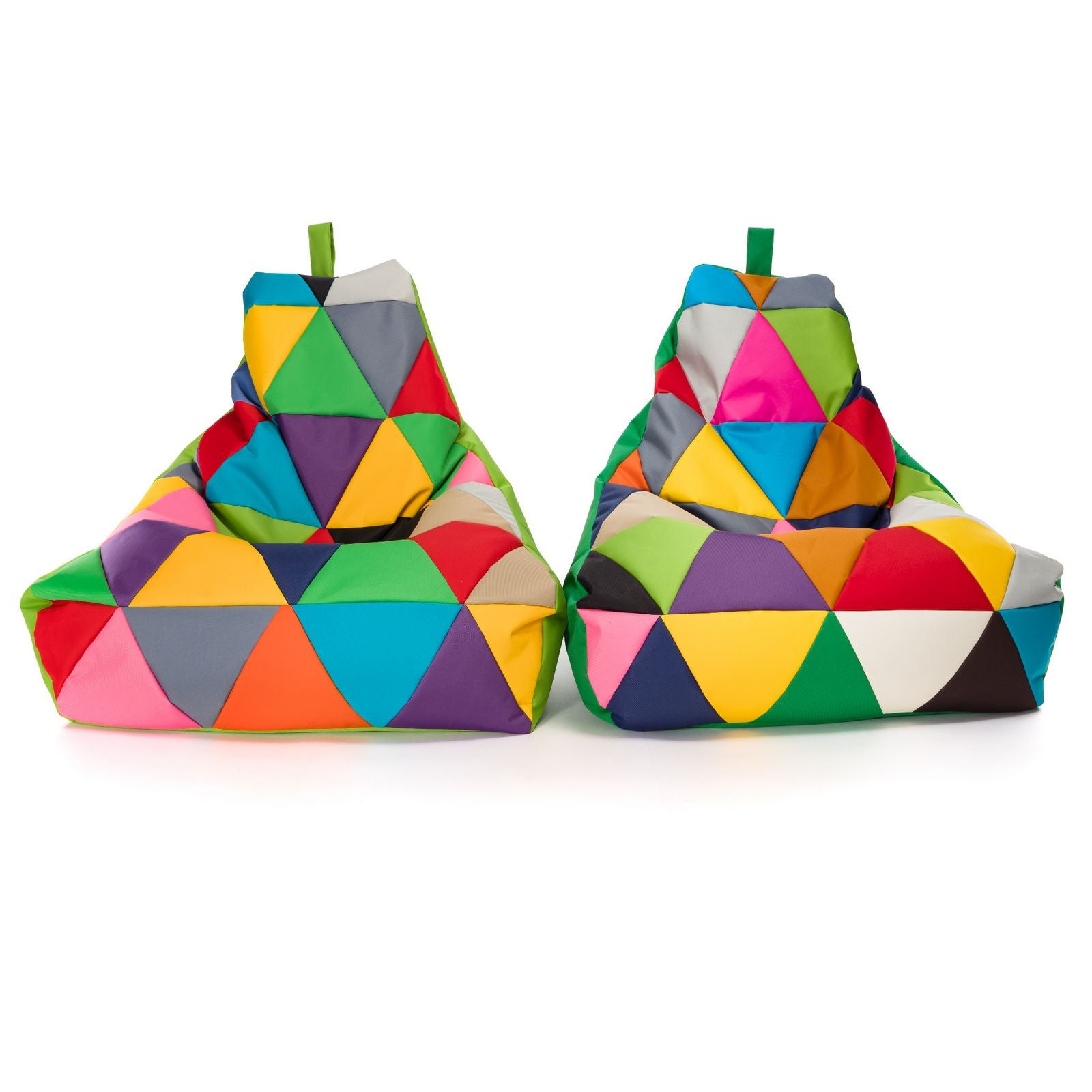 Pouf poltrona sacco seduta keiko m patchwork poliestere