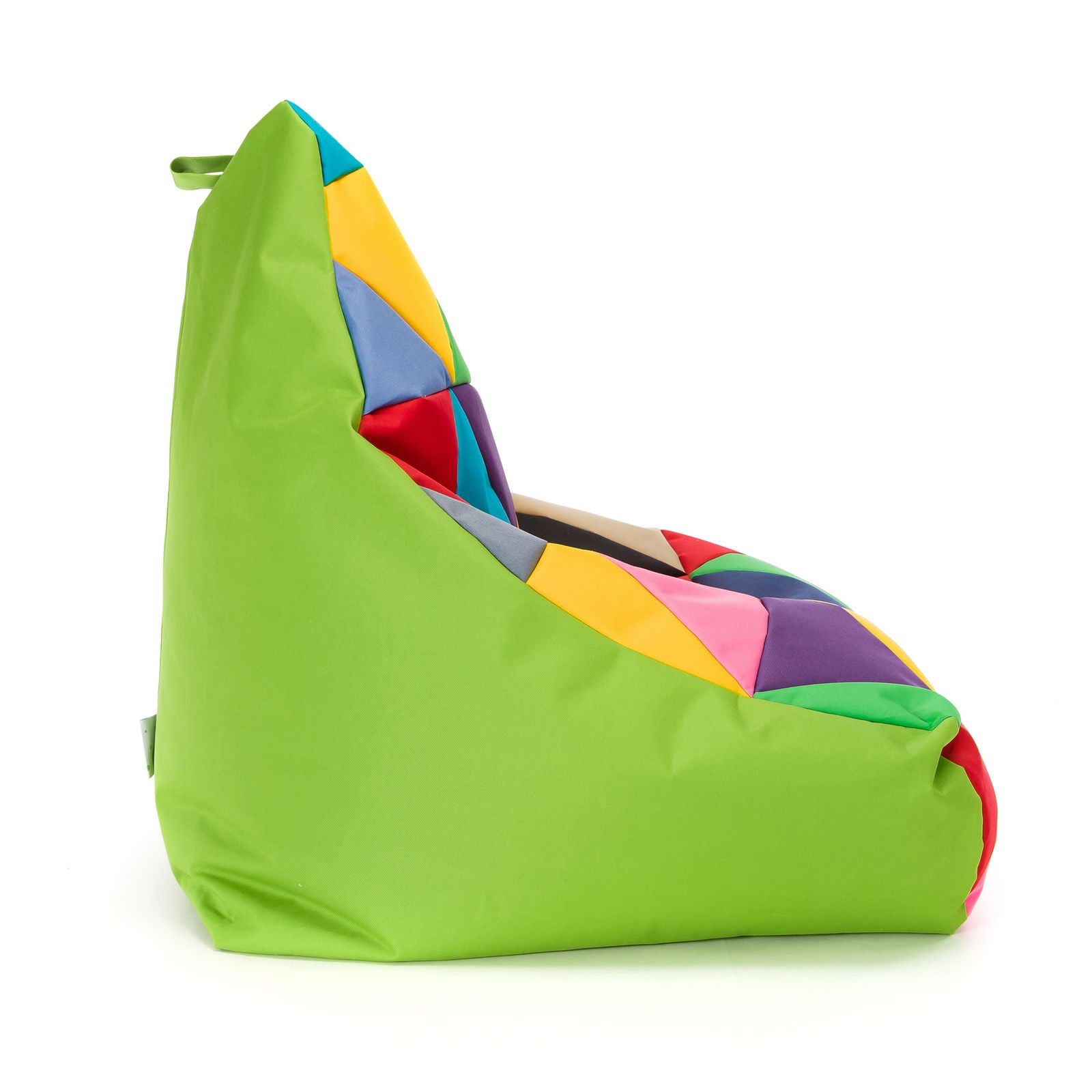 Pouf poltrona sacco seduta keiko m patchwork poliestere