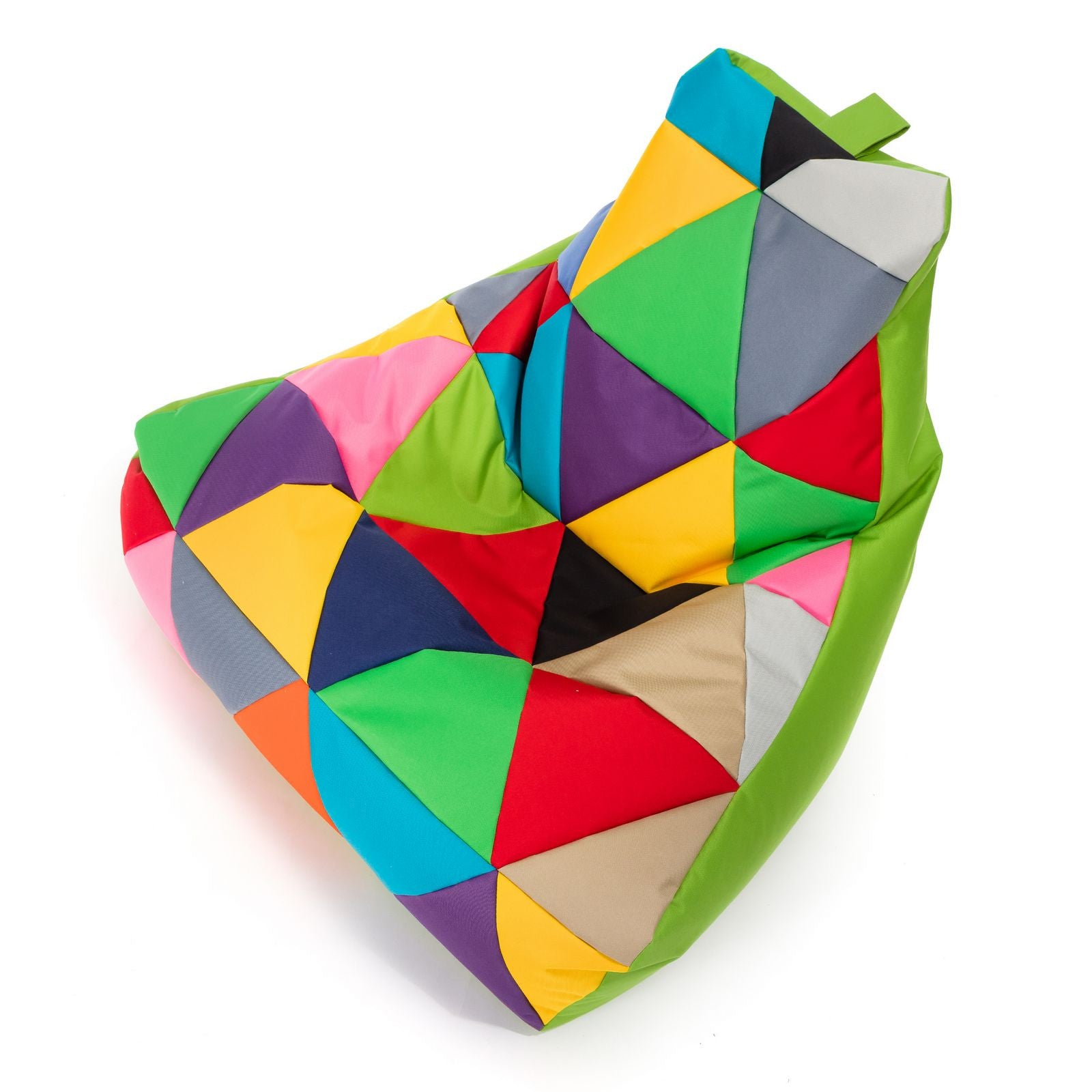 Pouf poltrona sacco seduta keiko m patchwork poliestere