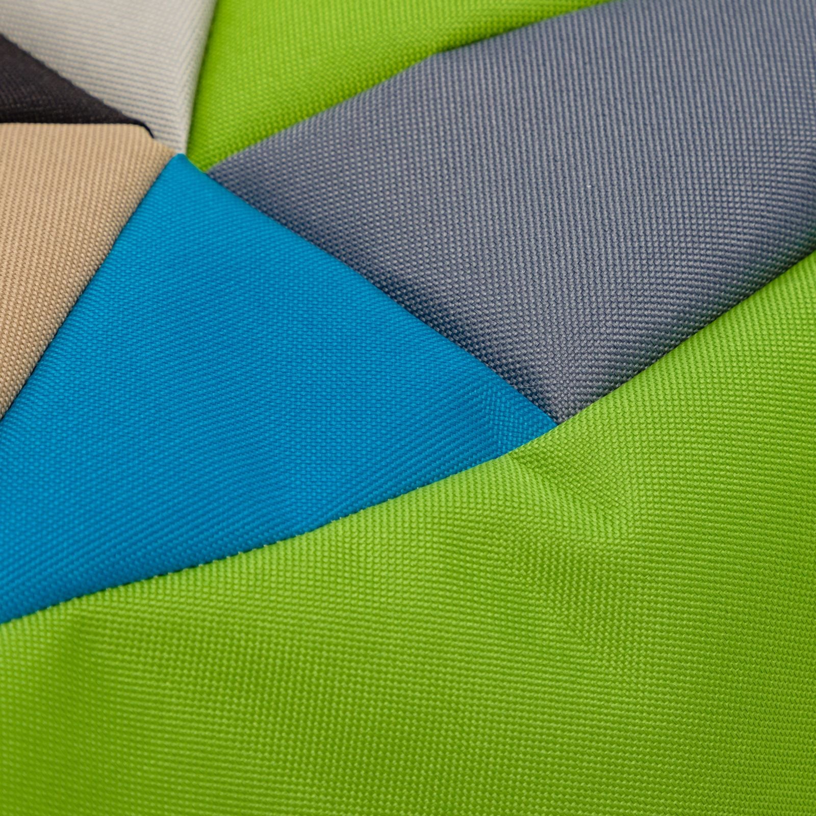Pouf poltrona sacco seduta keiko m patchwork poliestere