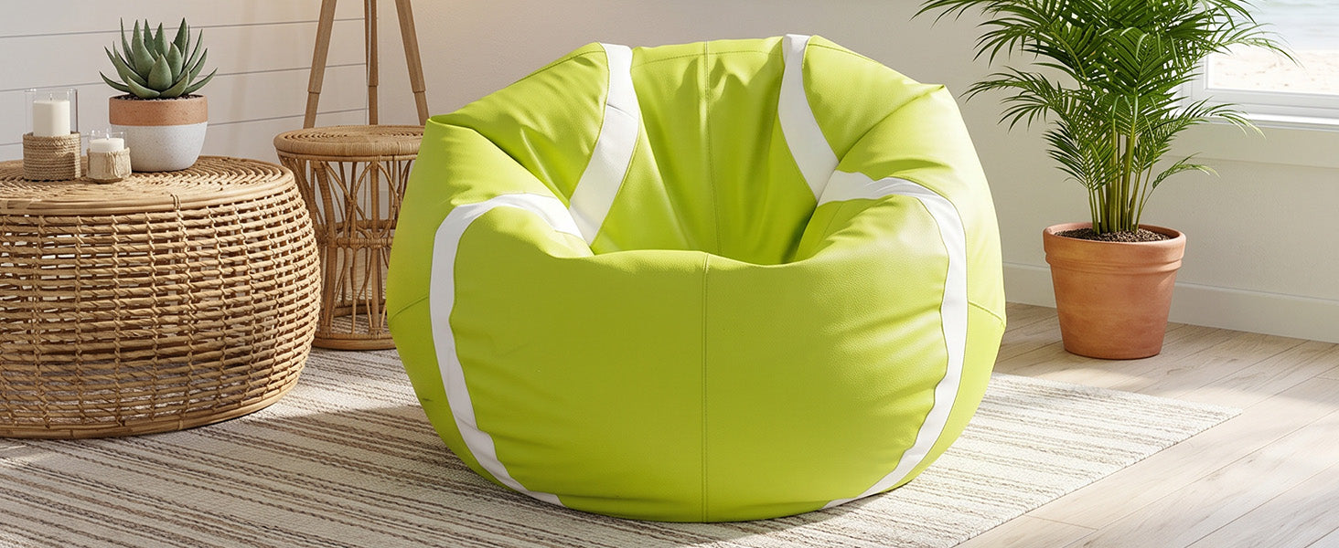Pouf Tennis in Ecopelle