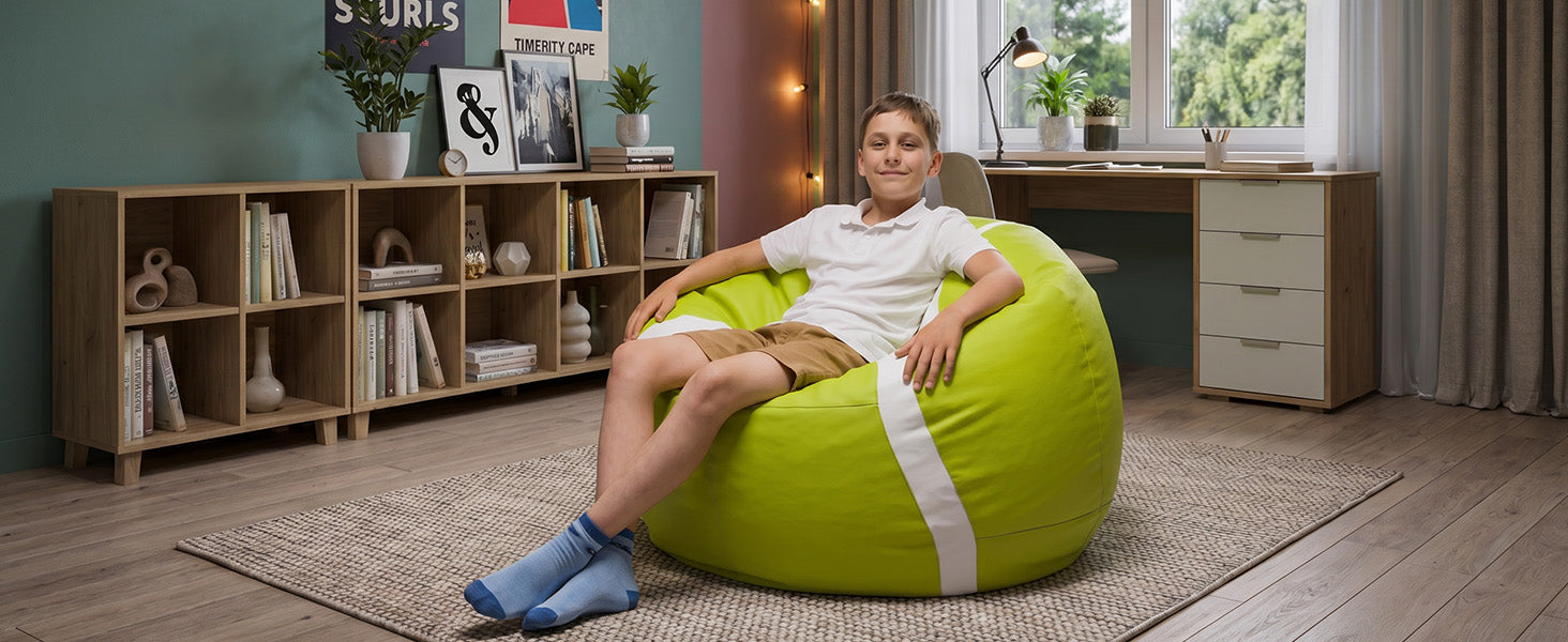 Pouf Tennis in Ecopelle