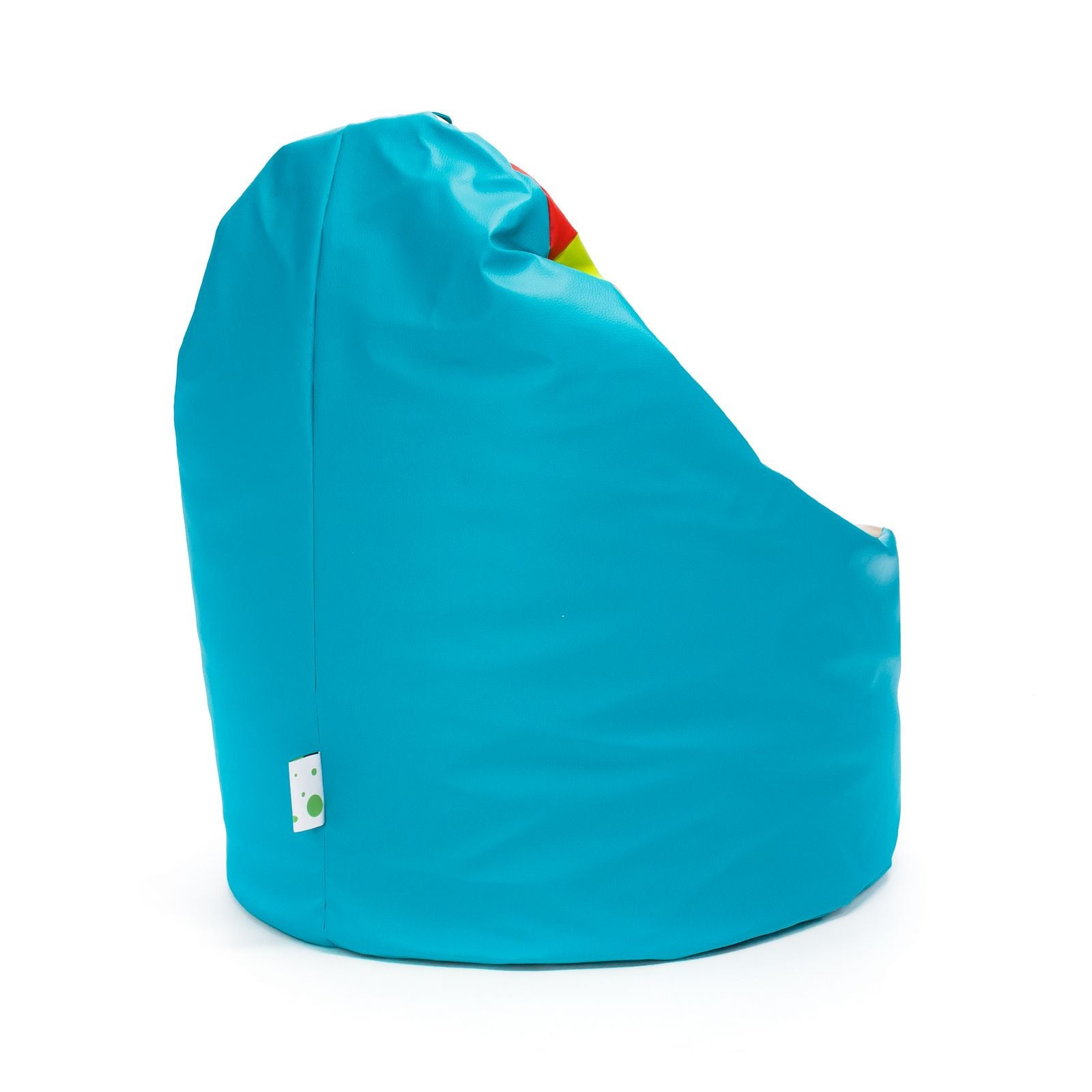 Pouf poltrona sacco seduta yoko patchwork ecopelle